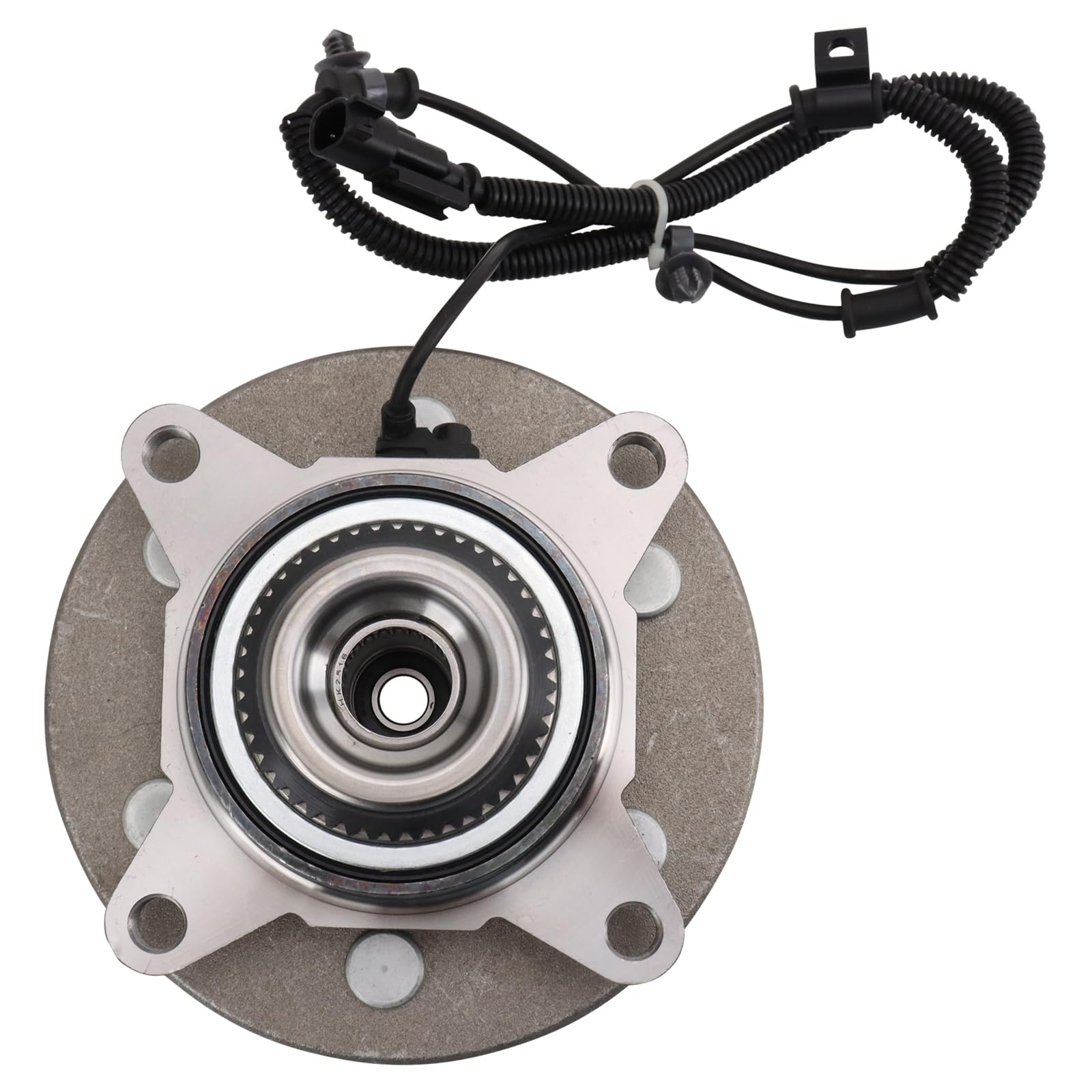 Trq Front Driver Side Passenger Side Wheel Bearing & Hub Assembly 4Wd With Abs Sensor Compatible With 2015-2017 Ford Expedition