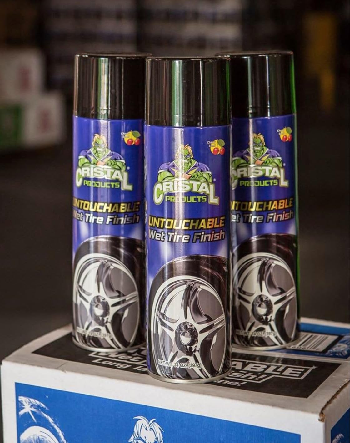 Untouchable Tire Shine Spray – Long-Lasting Wet Tire Finish For Deep Gloss & Protection – Waterproof Tire Shine, Easy Application, Premium Tire Cleaner & Shine (42 Oz)