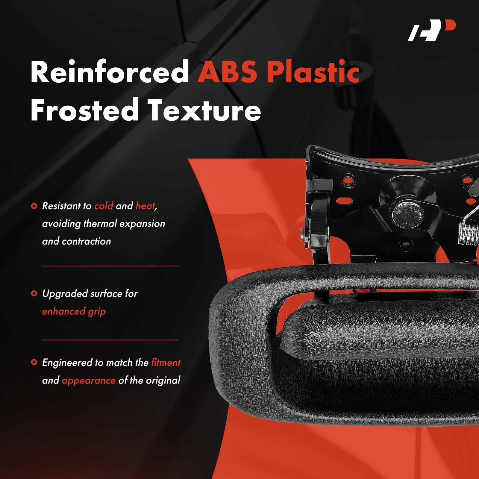 A-Premium - Tailgate Handle & Bezel Assembly - Compatible with 1999 2000 2001 2002 2003 2004 2005 2006 2007 Chevy Silverado GMC