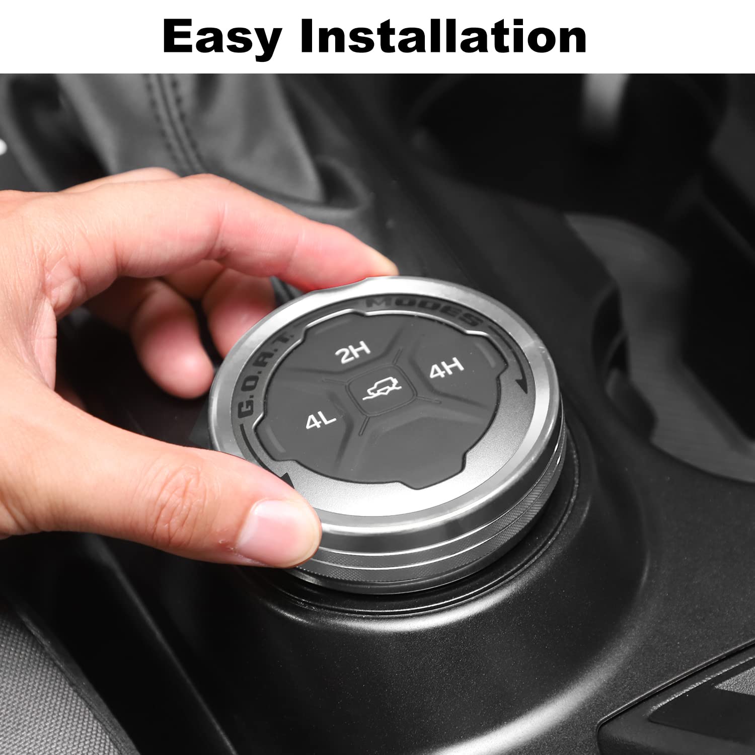 Jwwy Air Conditioner Headlight Switch Knob 4Wd Wheel Drive Trailer Gear Switch Knob Cover For 2021-2022 Ford Bronco Accessories