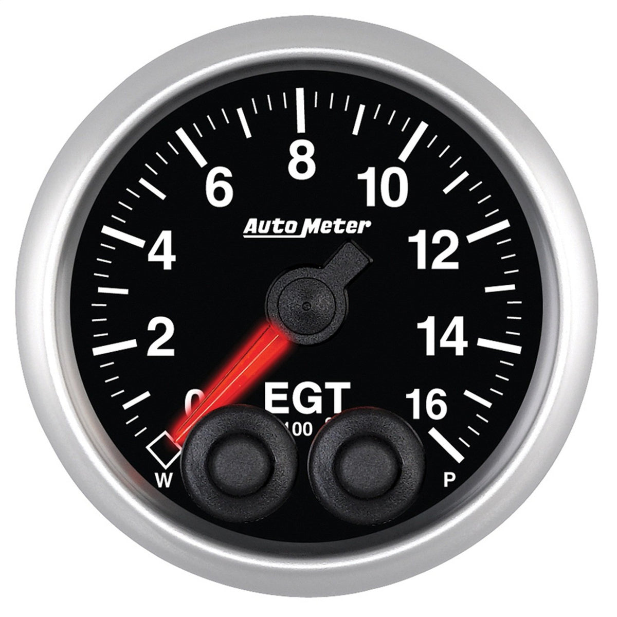 Auto Meter 5646 Elite 2-1/16'' 0-1600 Degree Fahrenheit Exhaust Gas Temperature Pressure Gauge