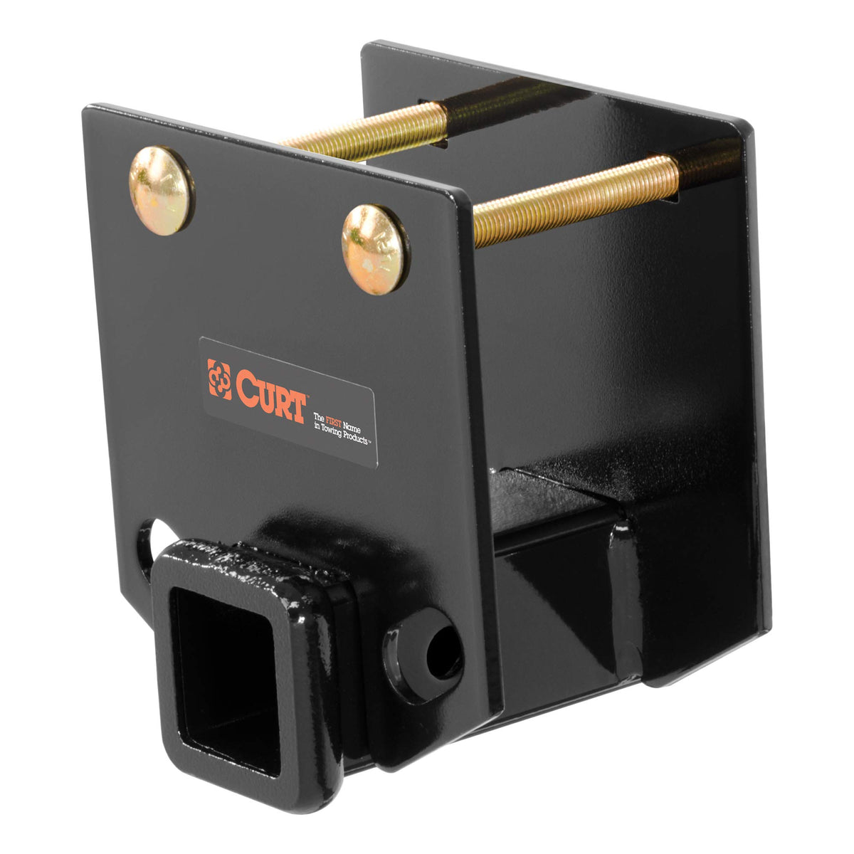 Curt 19100 Camper Rv Bumper Hitch, Fits 4-Inch Beam, 2-In Receiver, 3,500 Lbs