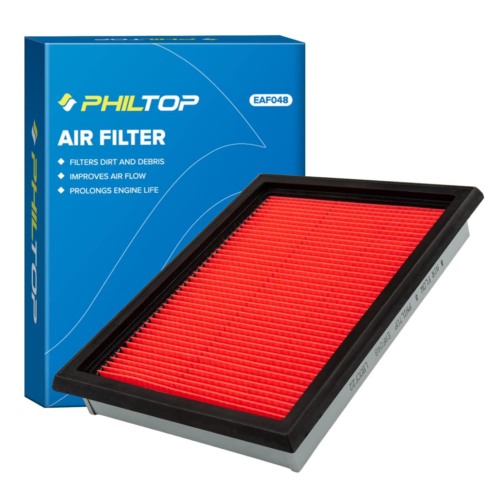 Philtop Engine Air Filter Ca6900 Replacement For Nissan Sentra, Rogue Select, Sentra, Juke, Rogue, 300Zx, Infiniti Q50, Qx70, Fx