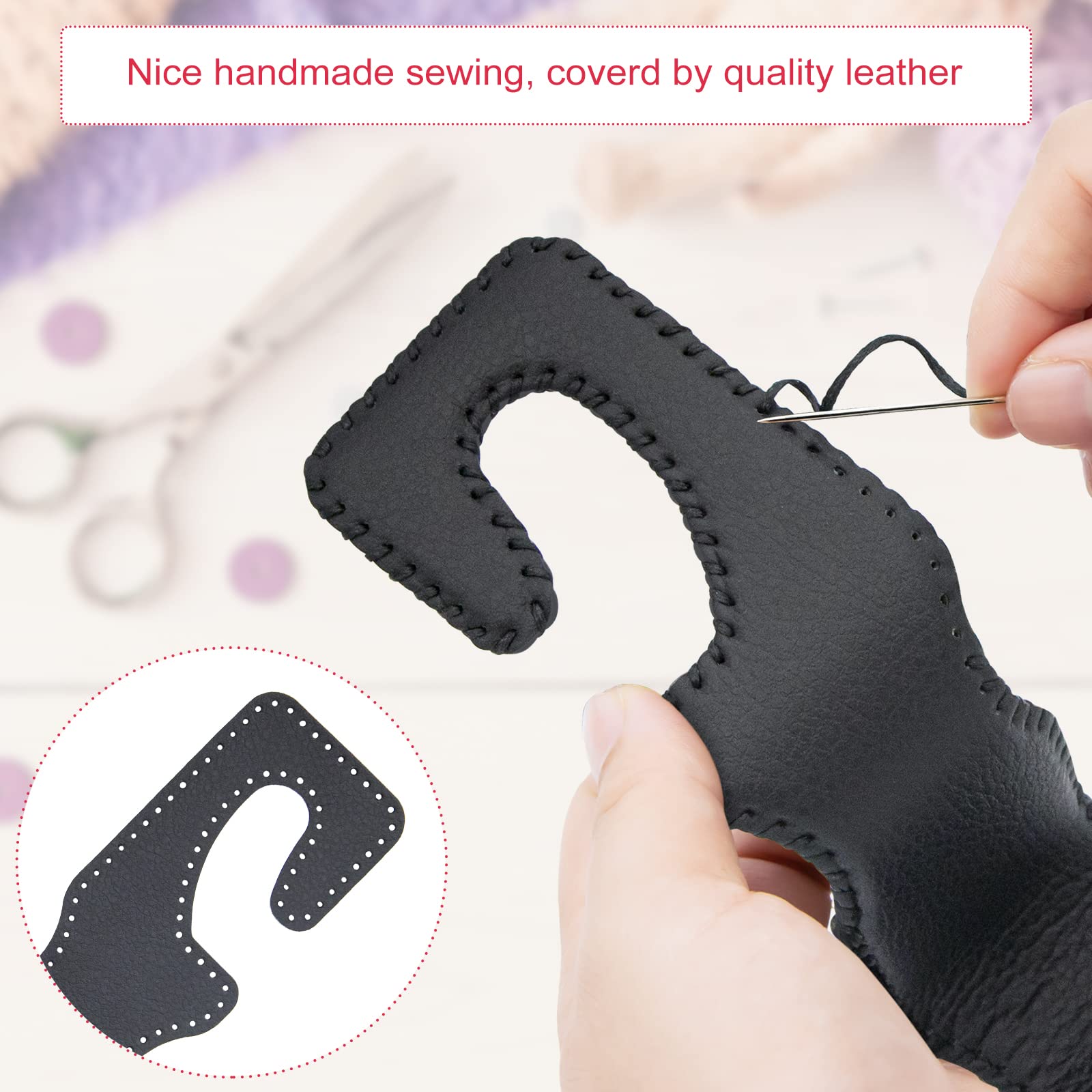 Etre Jeune Headrest Hooks for Car, Car Purse Hook Car Bag Hooks Holder for Hanging Purses and Bags and Coats, 4Pack Black