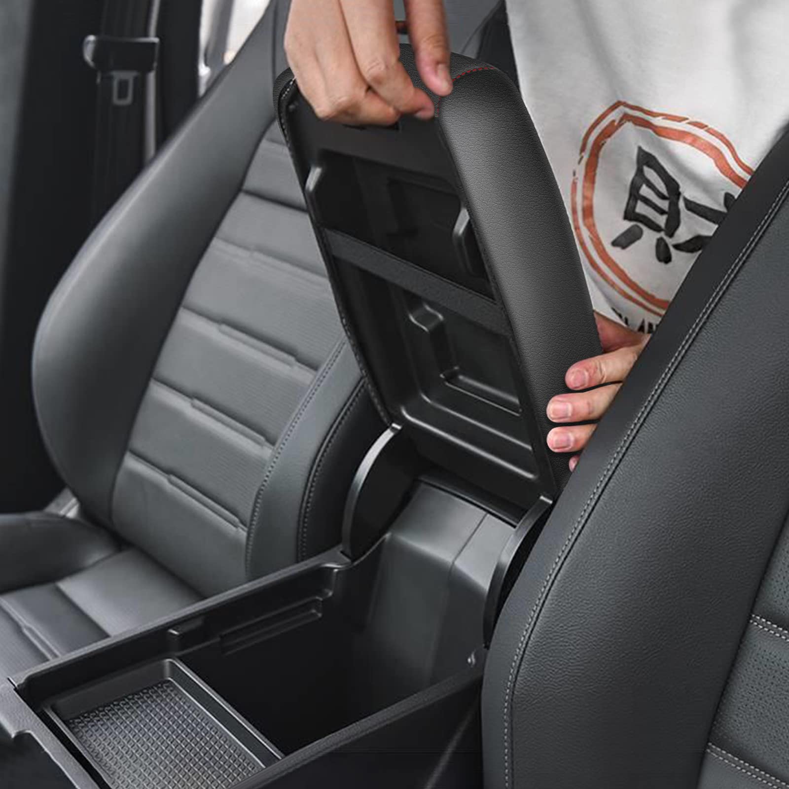 Aomsazto Center Console Armrest Covers For 2012 2013 2014 2015 2016 Honda Crv