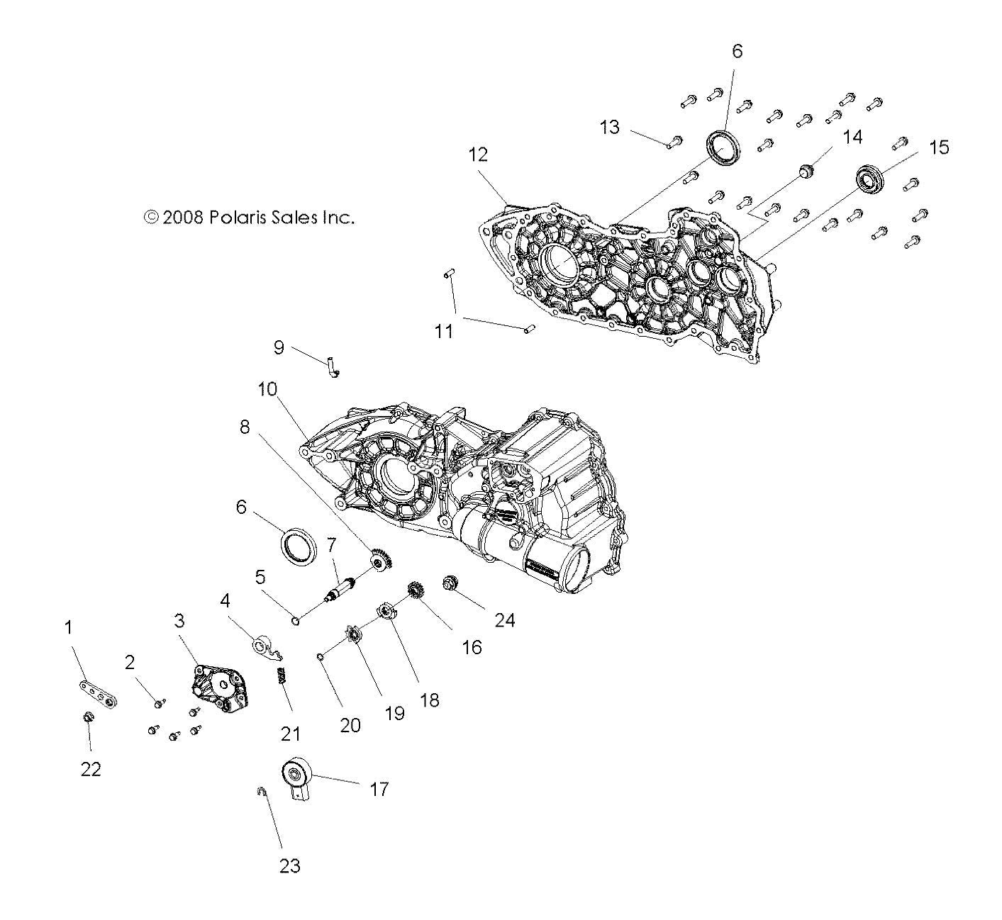 Polaris Atv Dual Lip Seal, Genuine Oem Part 3233874, Qty 1