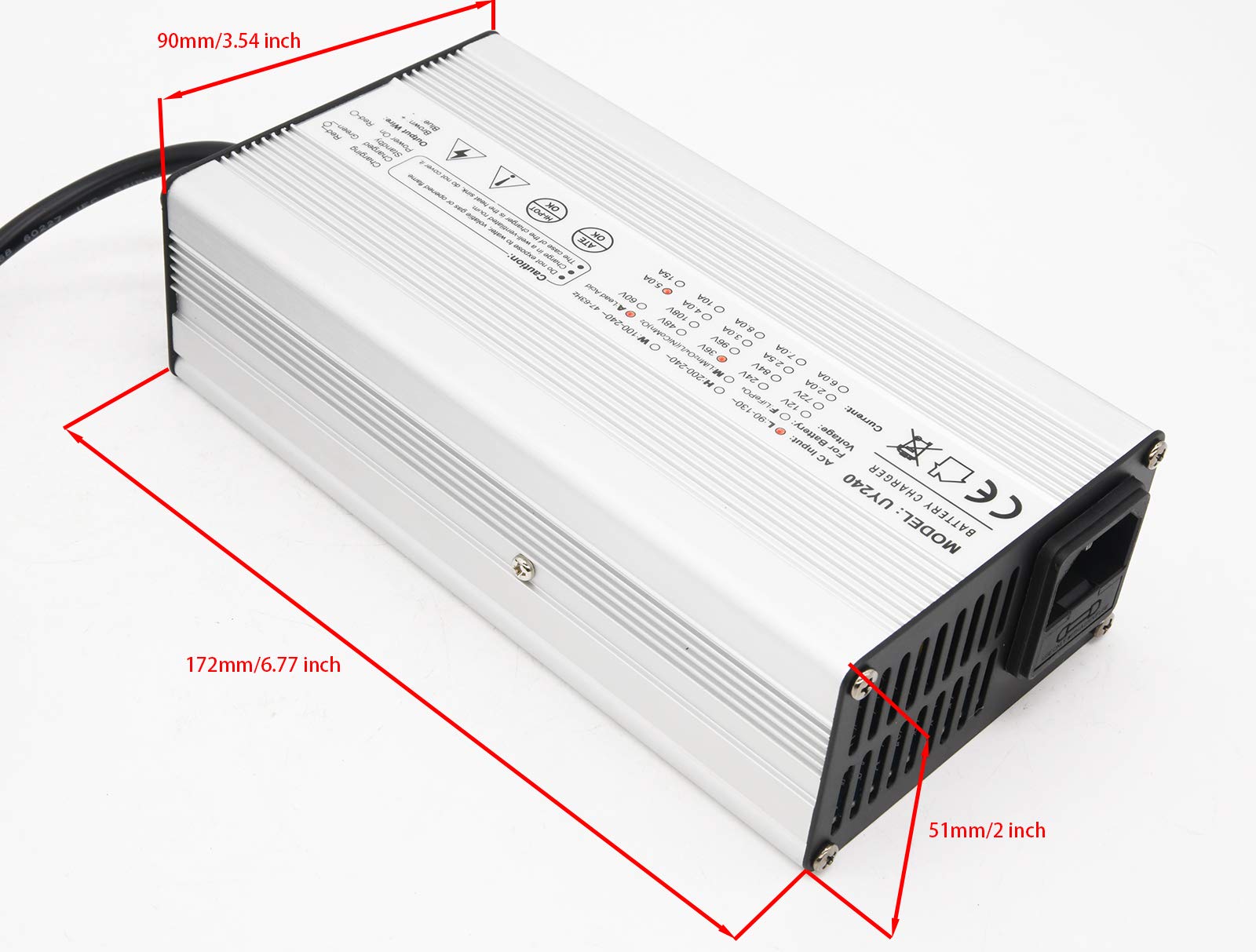 Keyhao 36 Volt Charger For Golf Cart Battery Charger For Ez Go Club Car Ezgo Txt(D Style Plug)