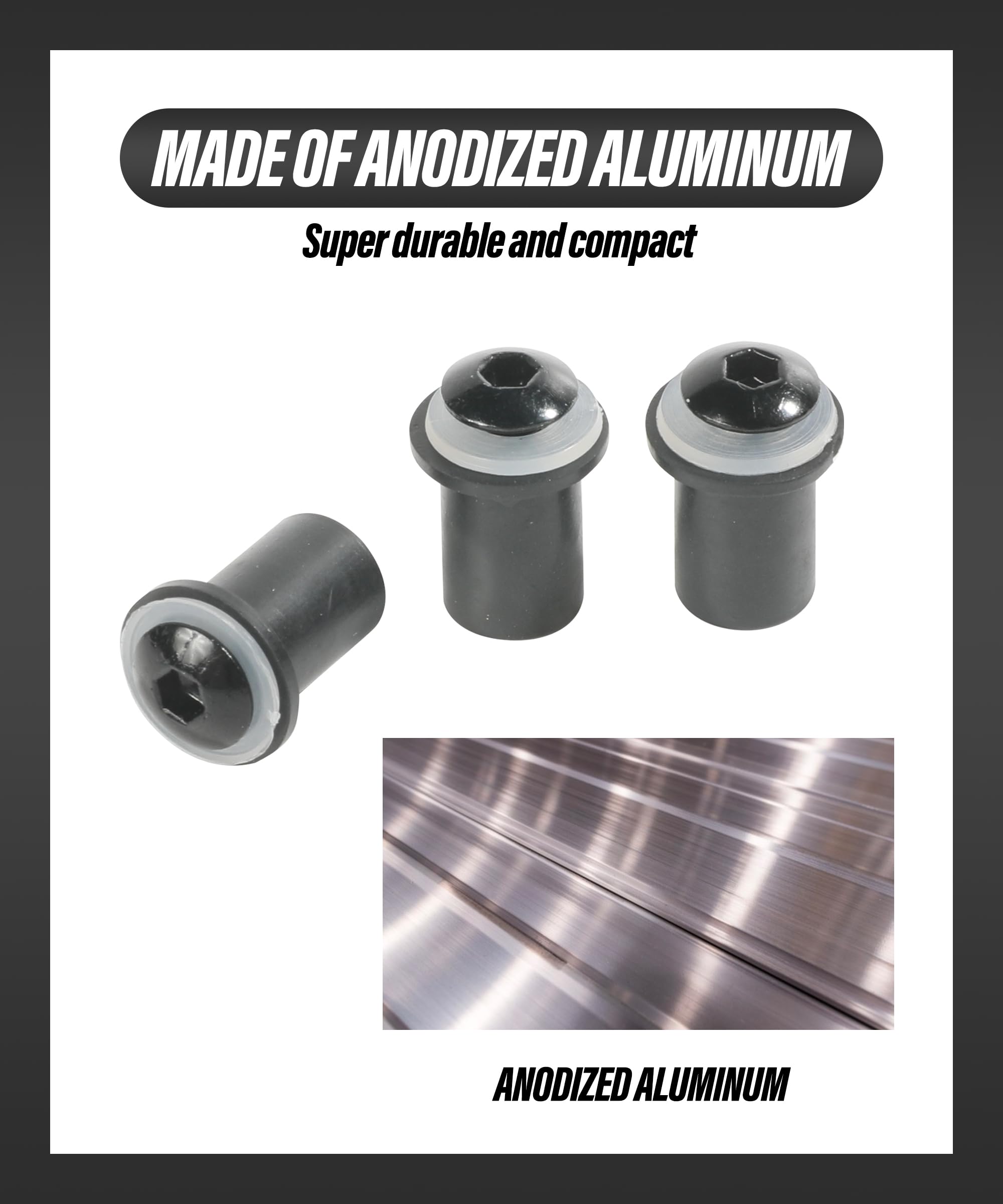 Esewalas 10Pcs Windshield Screw,Motorcycle Windscreen Bolts Screws Kit,Car Accessories Motorbike Fairing Windscreen Screws Bolt