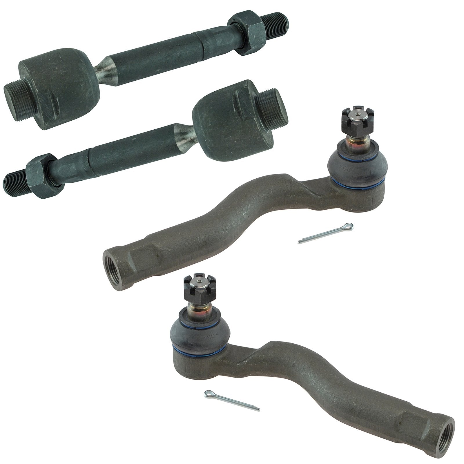 Trq Front Tie Rod Set Compatible With 2008-2022 Toyota Sequoia 2007-2021 Tundra