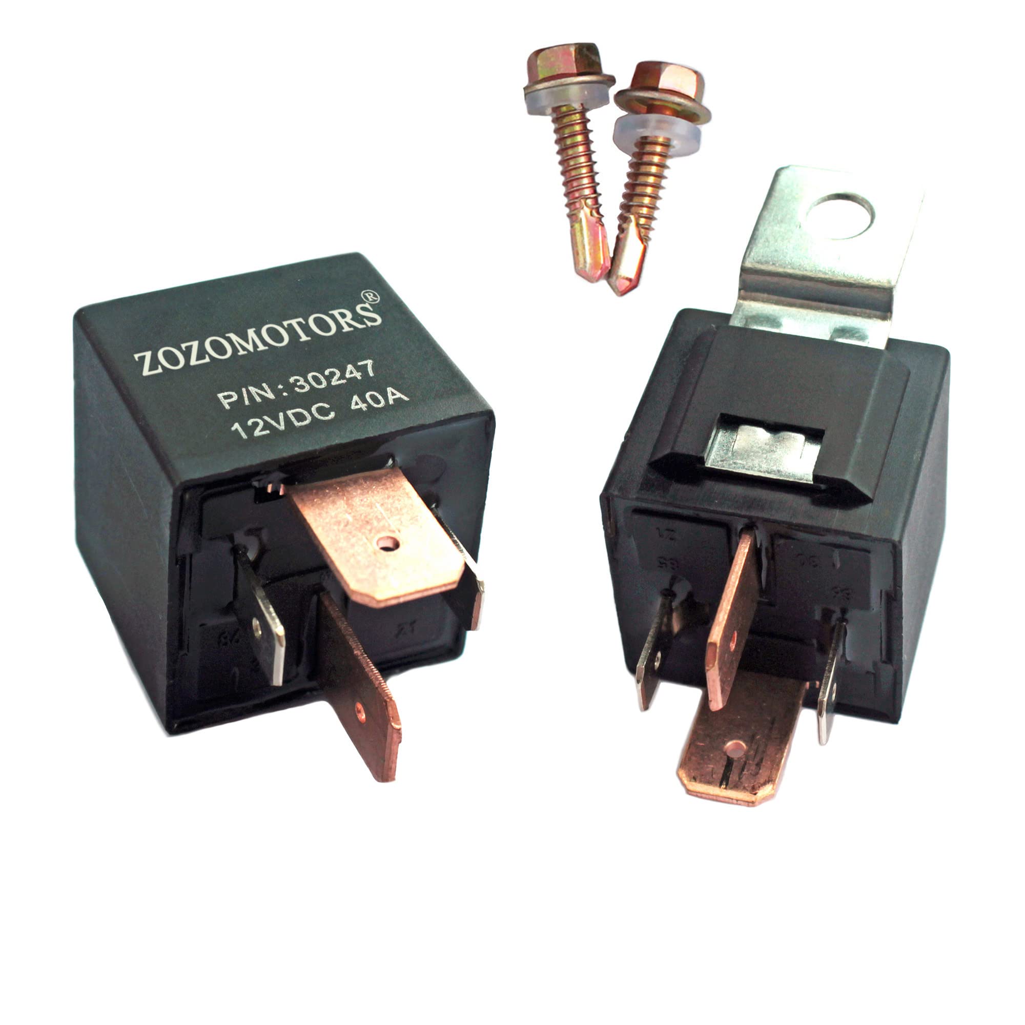 ZOZOMOTORS Electric Fuel Pump Relay Kit Fuel Pump Wiring Harness Kit Relay Bypass 40 AMP Waterproof Relay Switch Kit Heavy Duty