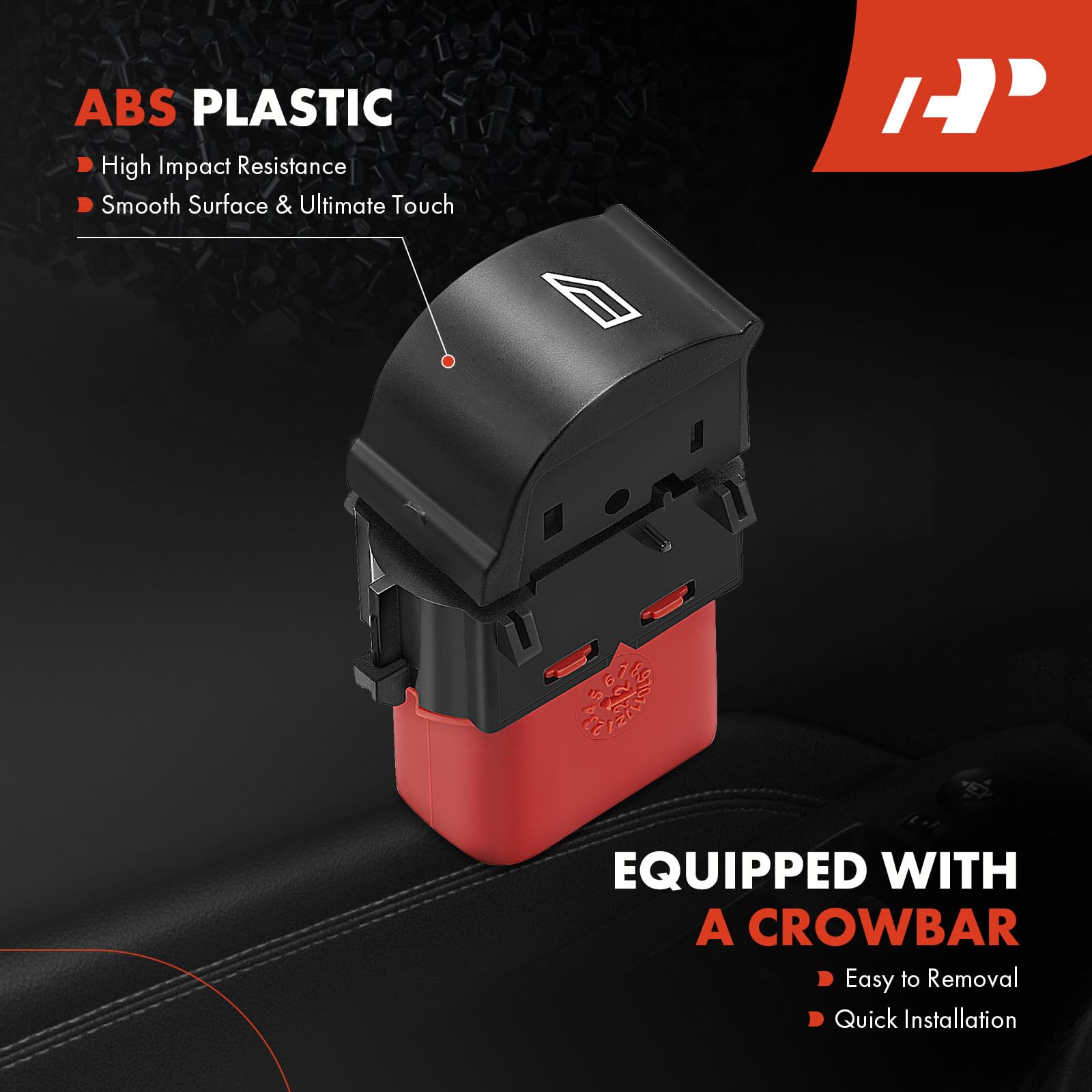 A-Premium Power Window Switch Compatible with Ford Escape 2013-2019, Focus 2012-2018, Transit Connect 2014-2019, Replace# BM5T14529BA