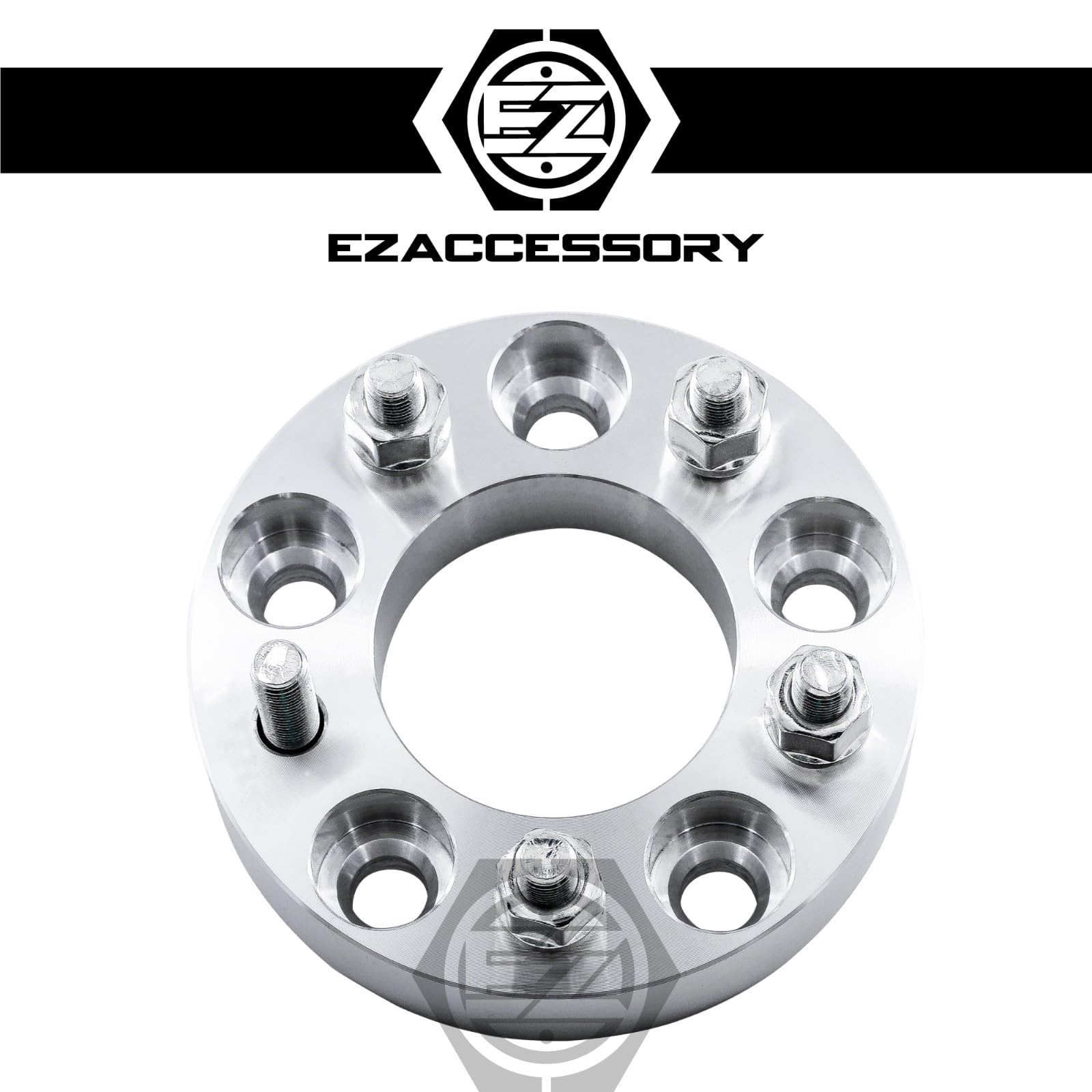 Ezaccessory 2 Wheel Adapters 5X4.5 To 5X4.5 (5X114.3 To 5X114.3) Thickness 2 Inch - 1/2'' Studs