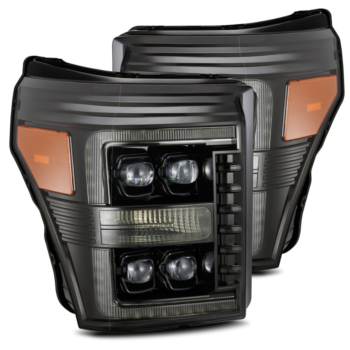 11-16 Super Duty Nova-Series Led Projector Headlights Alpha-Black