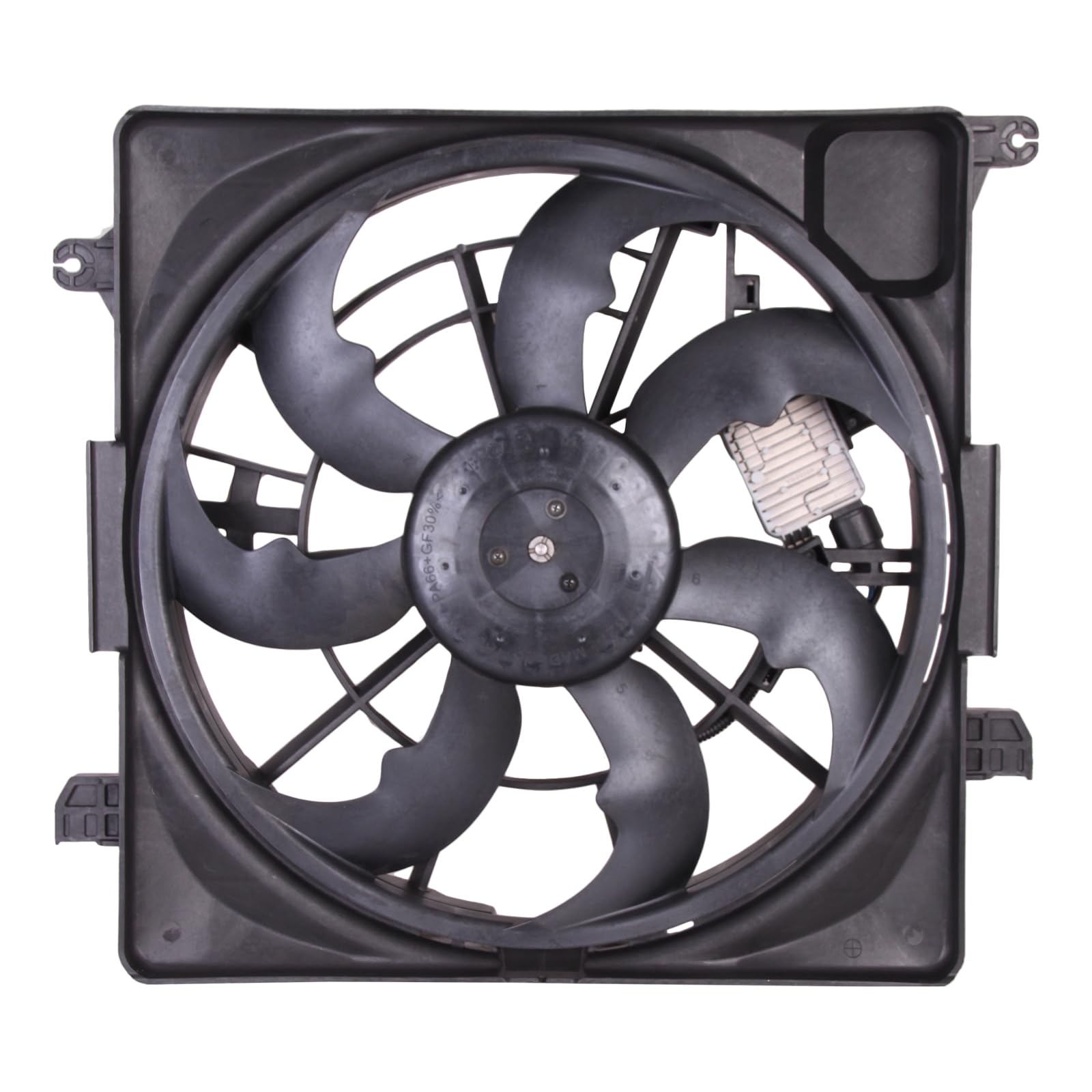 TYG Upgraded Cooling Fan Assembly for 2016-2021 Hyundai Tucson 1.6L Turbo/ 2017-2021 Kia Sportage 2.0L Turbo FWD | Racing-Level 