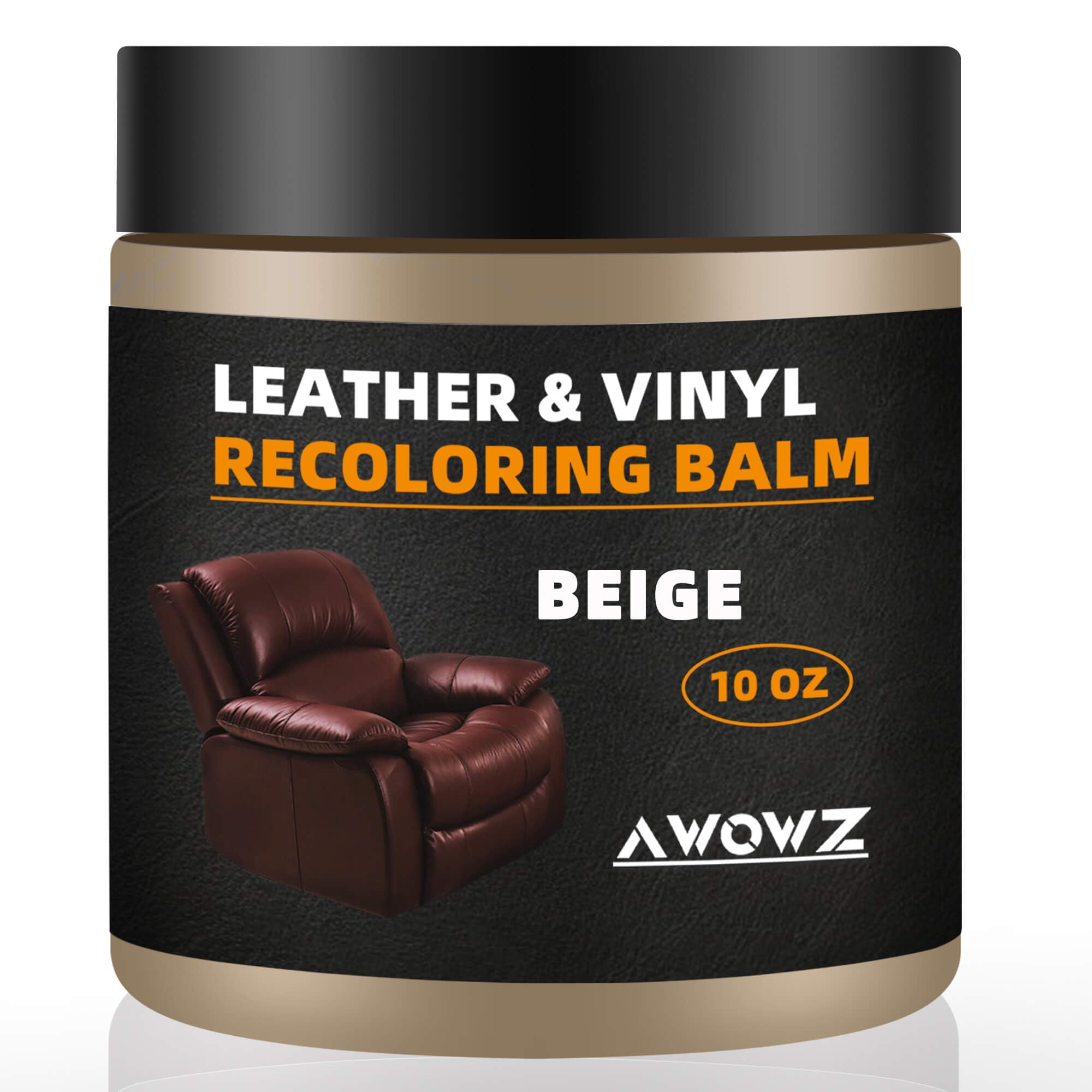 Awowz Leather Recoloring Balm, Leather Couch Repair Kit, Leather Restorer For Couches, Leather Scratch Repair, Leather Recolorin