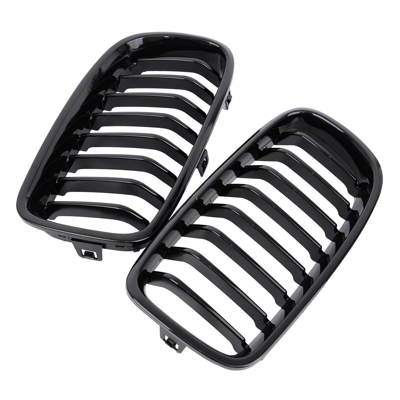Zealhot F30 Grill - Front Kidney Grille For 2012-2018 Bmw 3 Series F30 F31 320I 328I 328D 330E 330I 335I 340I (Gloss Black-Singl