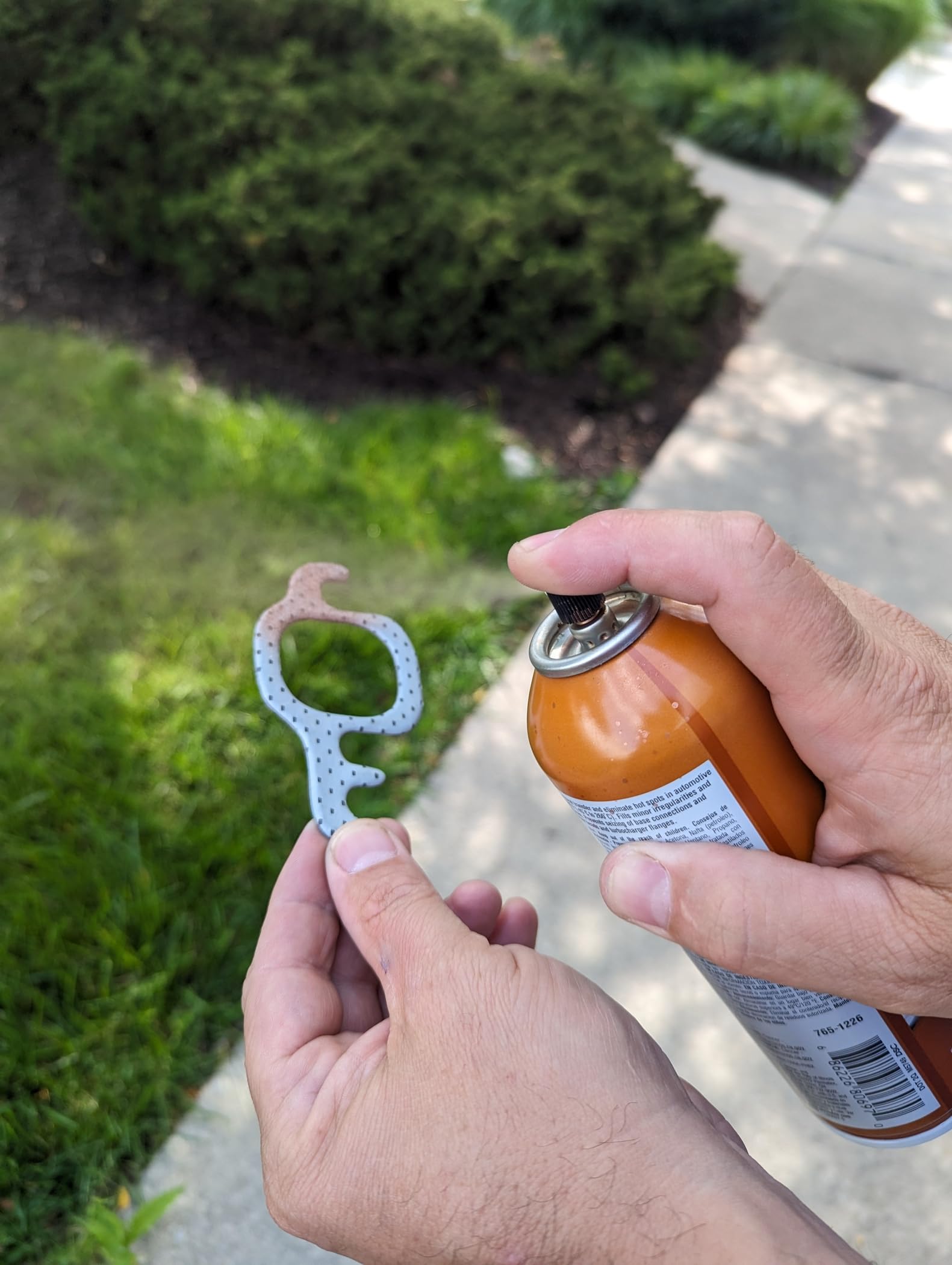 Permatex 80697 Copper Spray-A-Gasket Hi-Temp Adhesive Sealant, 9 Oz. Net Aerosol Can , Orange