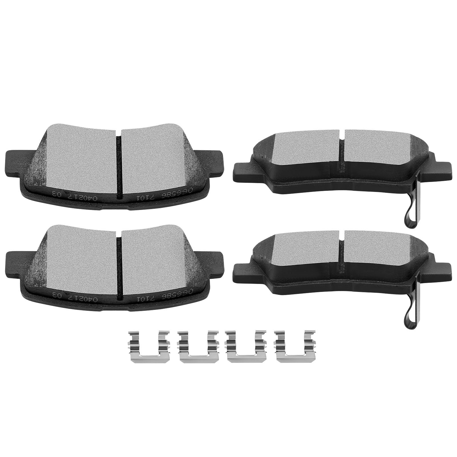 Ceramic Brake Pads Kits,Scitoo 4Pcs Rear Brakes Pads Set Fit For 2012-2017 For Hyundai Azera,2009-2015 For Hyundai Sonata,2011-2