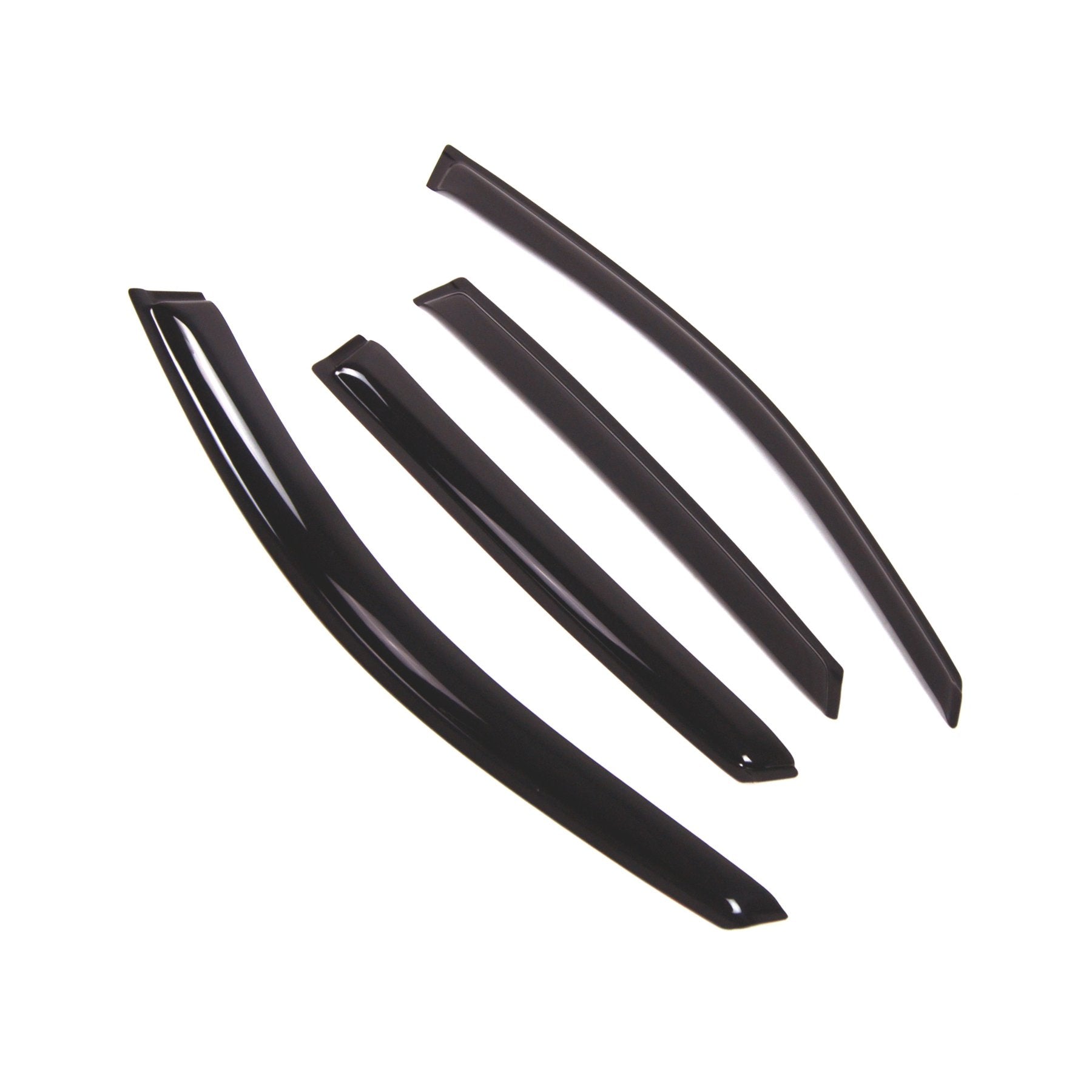 Tuningpros Wd2-505 Dark Smoke 4 Pcs Set Window Visor (Outside Mount) Deflector Rain Guard Compatible With 2003-2008 Infiniti Fx35 Fx45