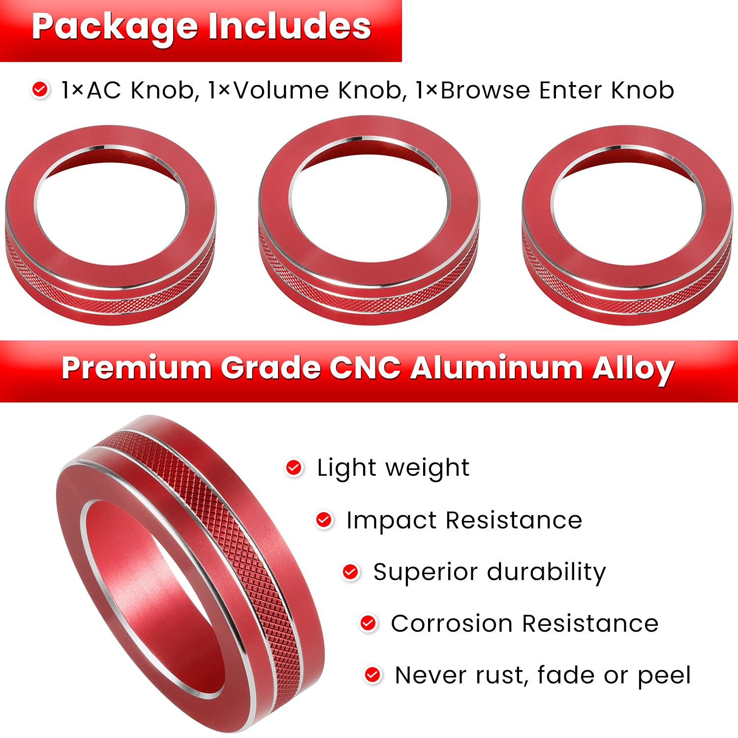 Air Conditioner Switch Knob Cover For 2018-2025 Jeep Wrangler Jl Jlu Gladiator Jt Audio Volume Ac Button Cover Decoration Twist