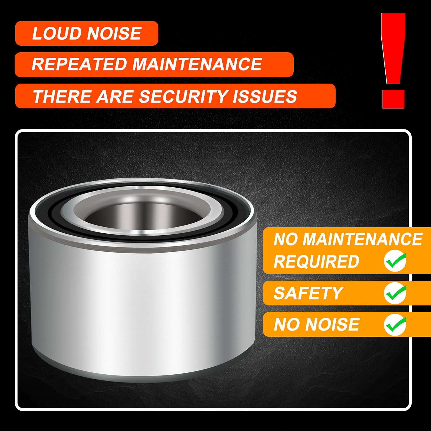 Ransoto 3514699 Wheel Bearing Front And Rear Compatible With Polaris Rzr Pro Xp 900 1000 4 S Xp Turbo General Sportsman Replaces