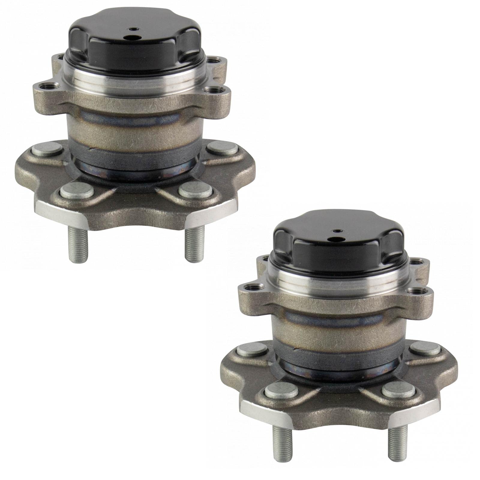 Trq Rear Wheel Hub Bearings Assembly Set Compatible With 2015-2018 Chevrolet City Express 2013-2019 Nissan Nv200