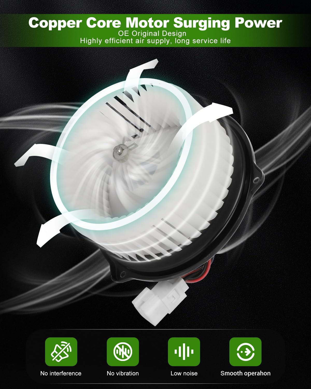 Scitoo Hvac Heater Blower Motor With Fan Cage Front Ghr161B10 For Mazda For 6 2014-2017 2019-2021,For Mazda For Cx-5 2014-2021