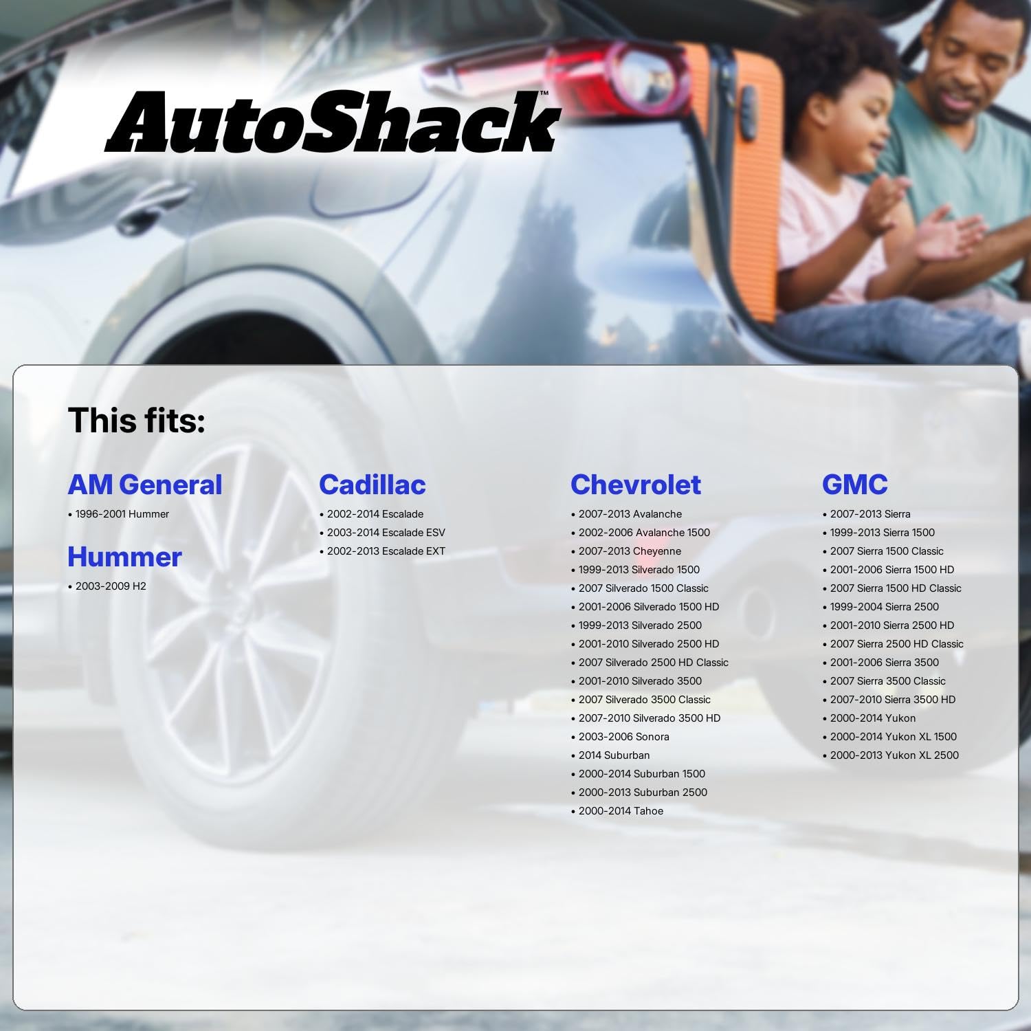 Autoshack Radiator For Chevrolet Tahoe Suburban 1500 Avalanche Silverado 1500 Classic Silverado 2500 Hd Gmc Sierra 1500 Classic Sierra 2500 Hd Cadillac Escalade Esv High-Performance Replacement Rk907