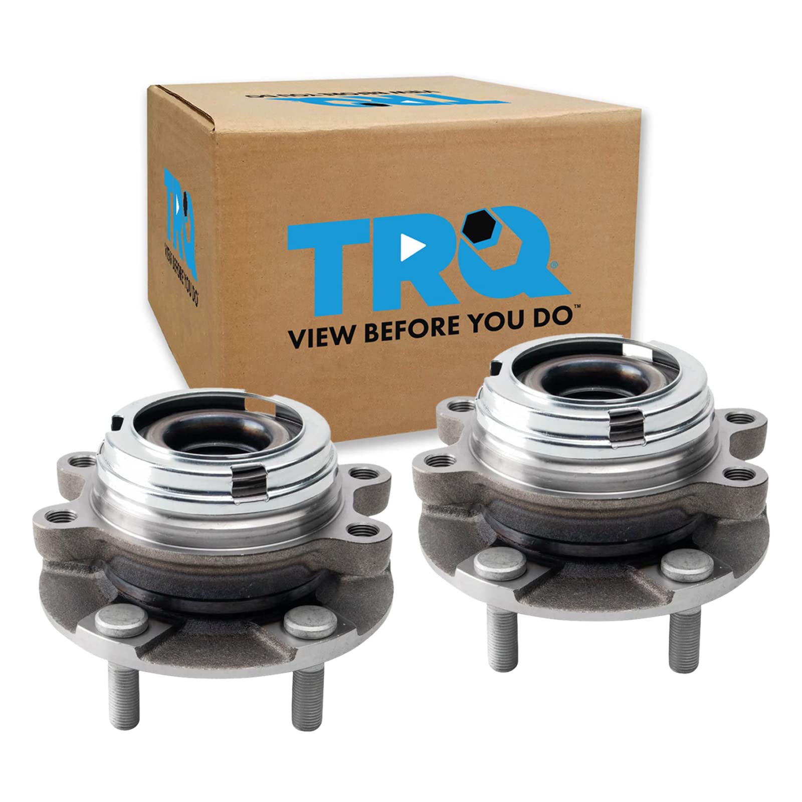 Trq Front Wheel Bearing & Hub Assembly Lh Rh Pair For Nissan Infiniti New
