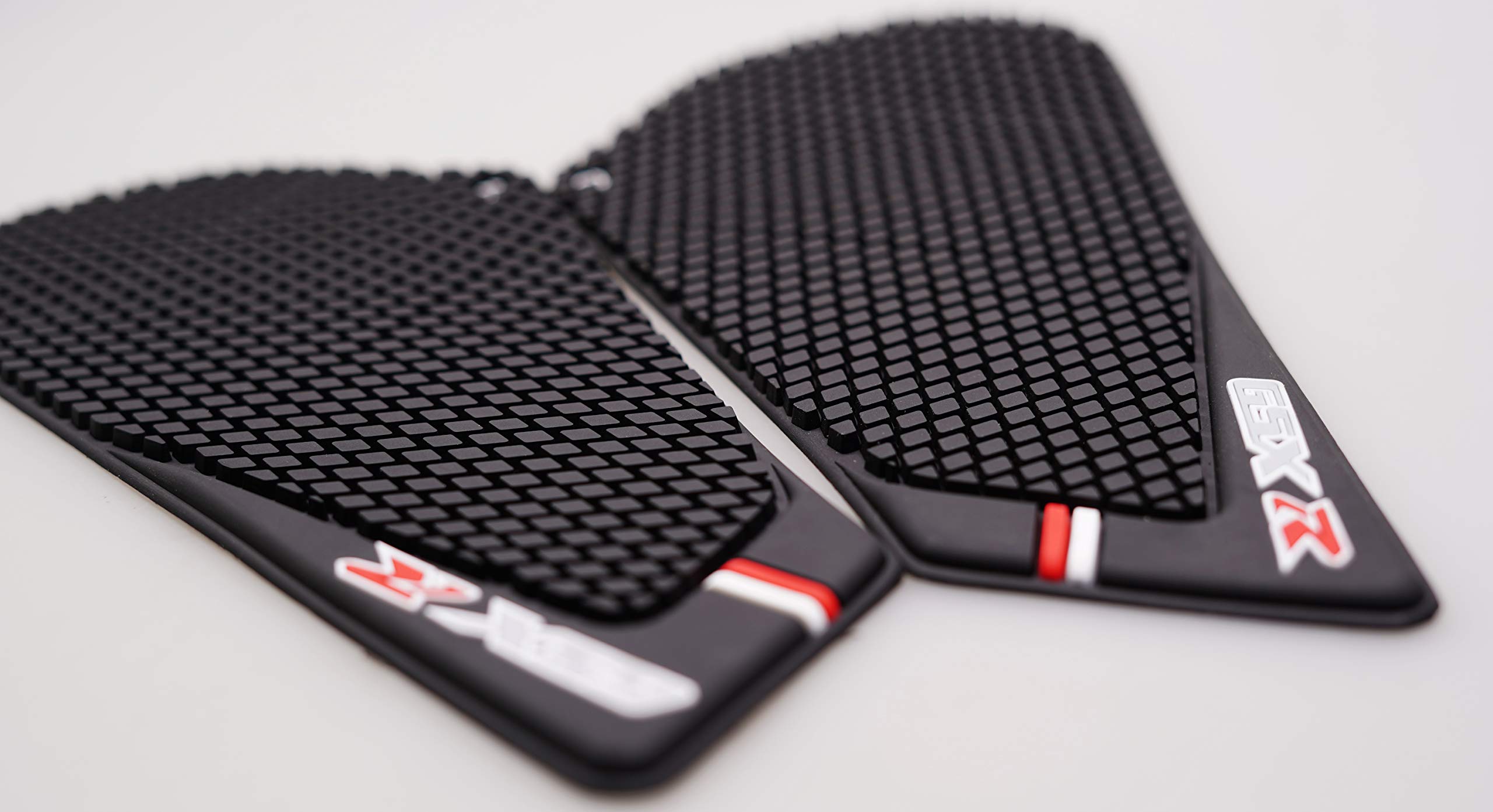 REVSOSTAR Motorcycle Tank Side Traction Pad, Anti Slip sticker ,Gas Tank Pad, Traction Side, Fuel Knee Grip Decal for GSXR 600 7