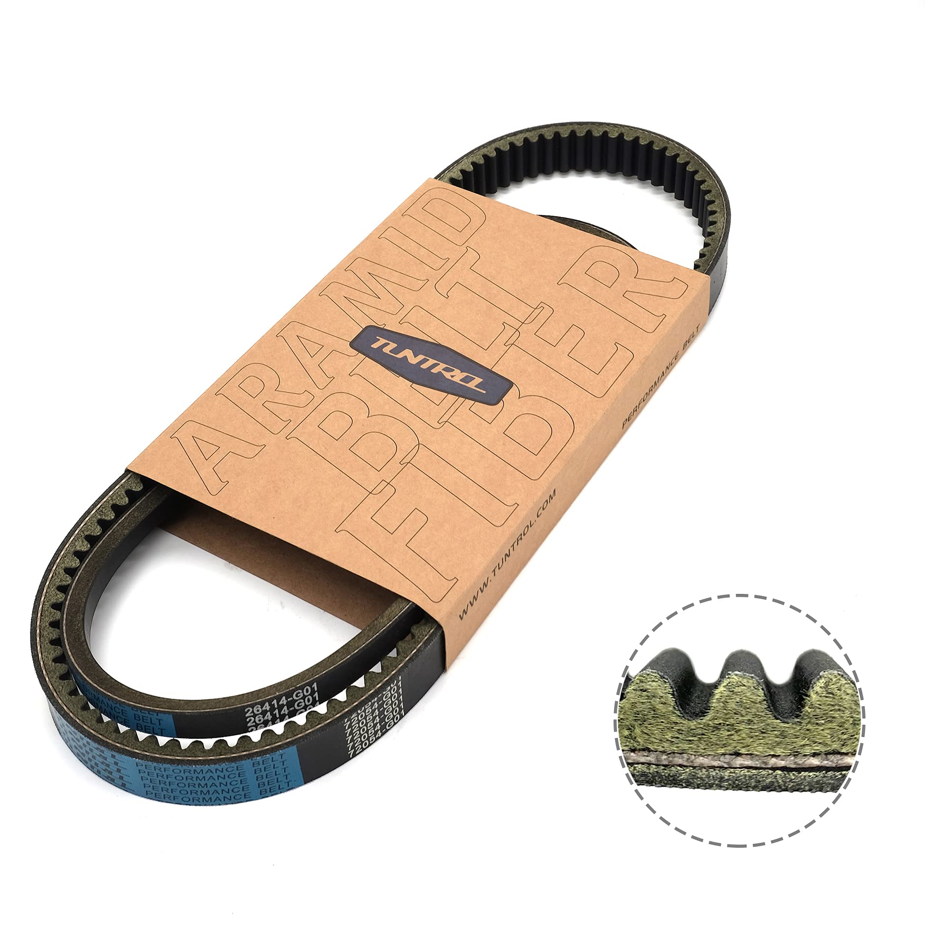 Tuntrol Starter Generator & Drive Belt Fit For Ezgo Txt Cushman Express Marathon Medalist St Vehicles Terrain 1994-2013 With 295/350Cc Robin Engines, 72054G01 26414G01