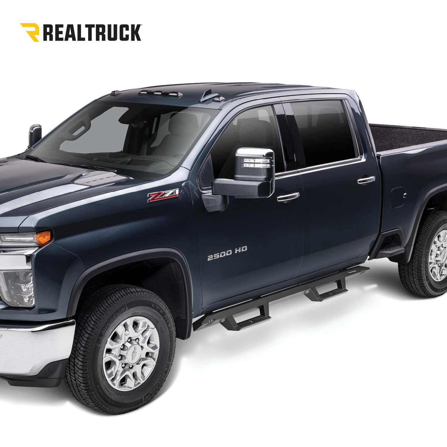 Realtruck Epyx Steps For Toyota 4Runner | Cab Length, Steel, Textured Black | Ext10-Tx | Fits 2010-2023 Toyota 4Runner (Does Not