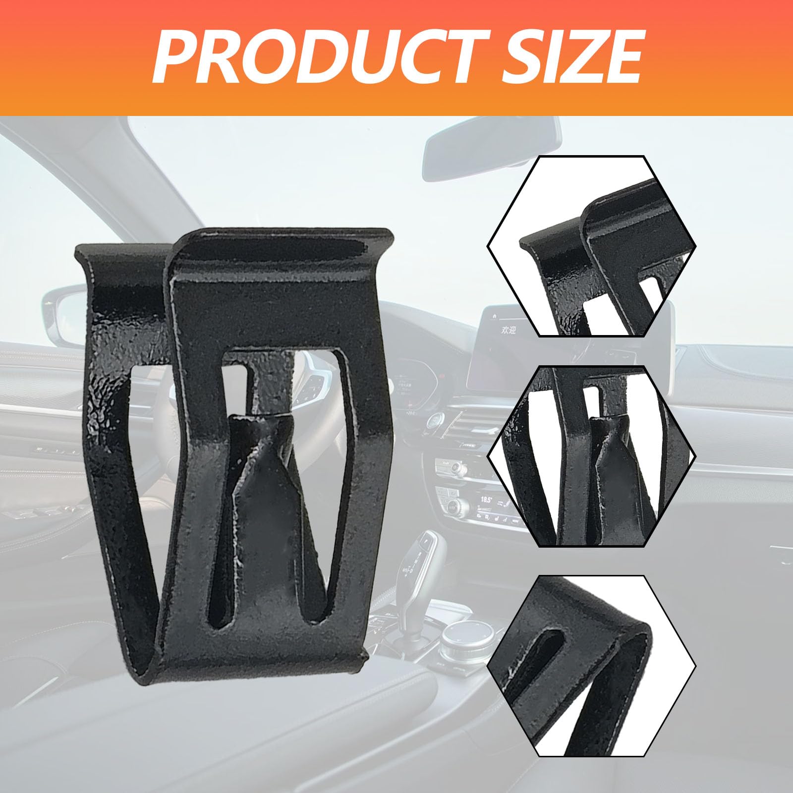 100Pcs 10 Sizes Auto Car U-Clip Metal Trim Panel Spring Clip Trim Moulding Clip Kit 4A0-867-276A Compatible With Vw Audi