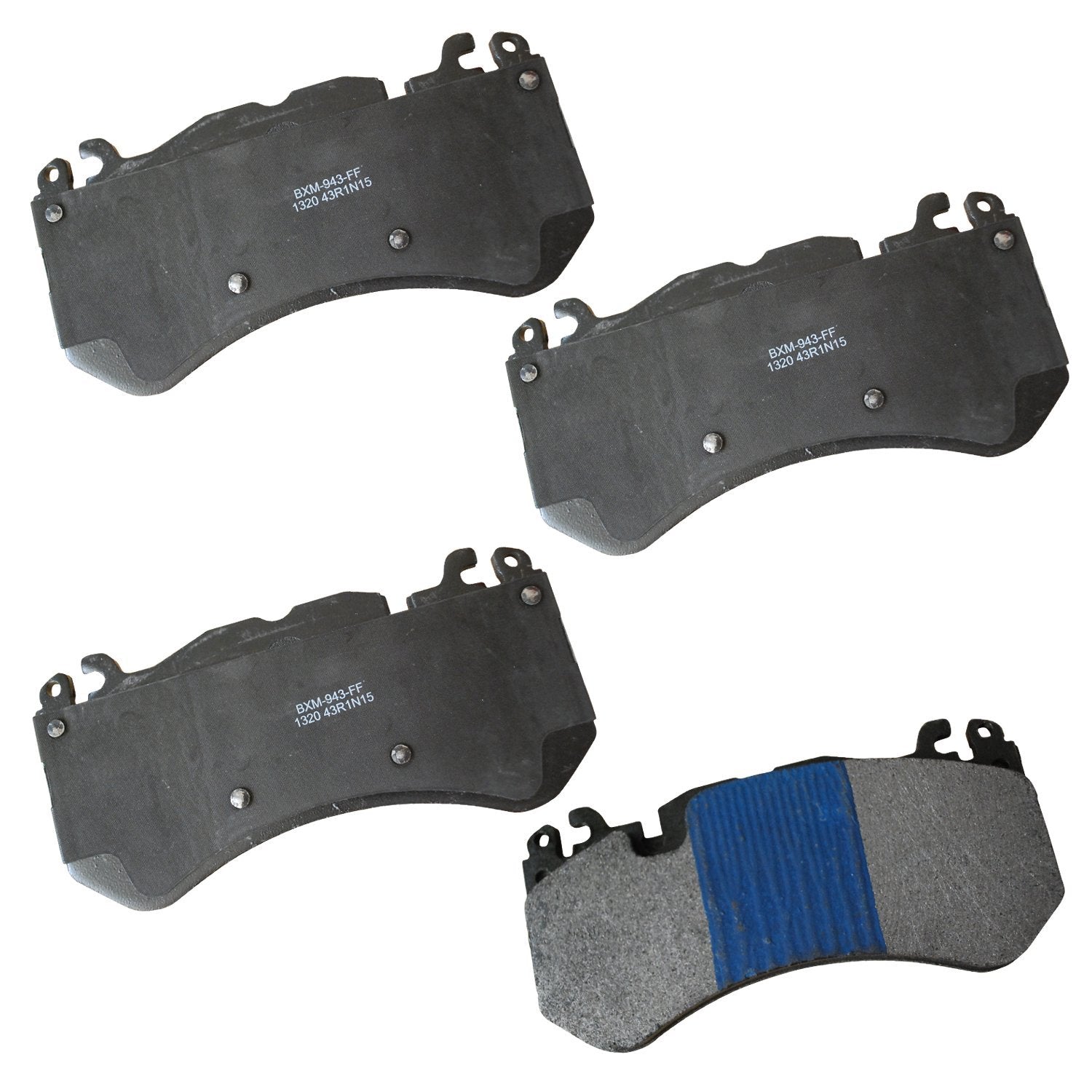 Bendix Premium Sbm1320 Semi-Metallic Front Brake Pads For Mercedes-Benz Cls63 Amg 2010-2007, Sl55 Amg 2008-2007, Sl65 Amg 2009-2