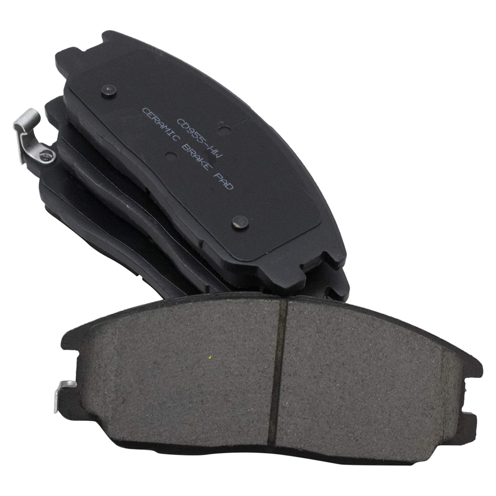 TRQ Front Brake Pads Ceramic Compatible with 2003-2009 Kia Sorento