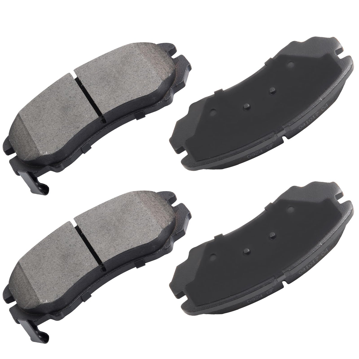 Cciyu Professional Ceramic Front Brakes Pads Set Fit For Hyundai Elantra,Sonata,Tiburon,Tucson,02-10 For Kia Magentis,02-10 For