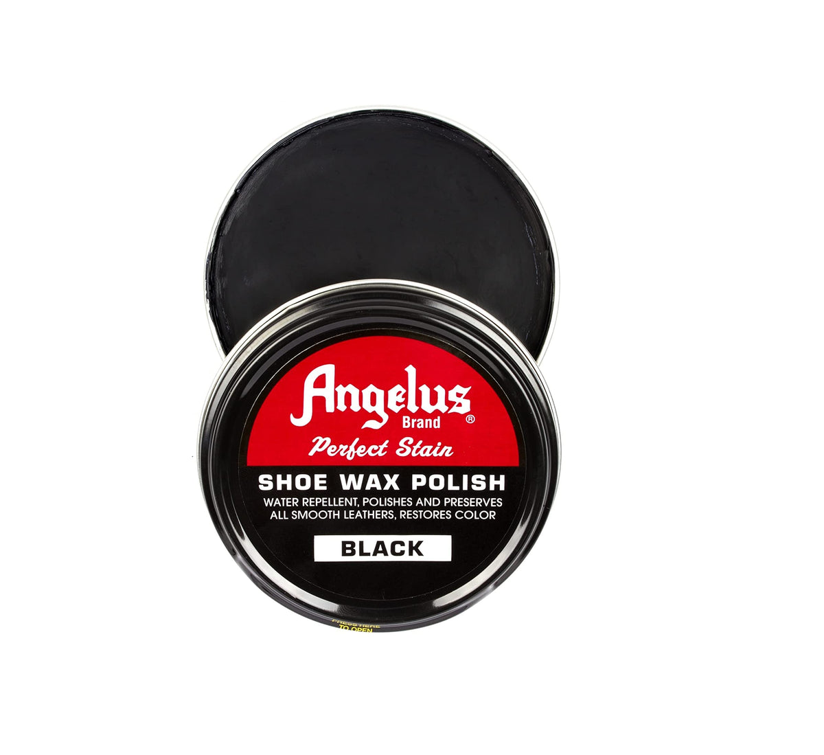 Angelus Shoe Wax Polish 3Oz (Black)