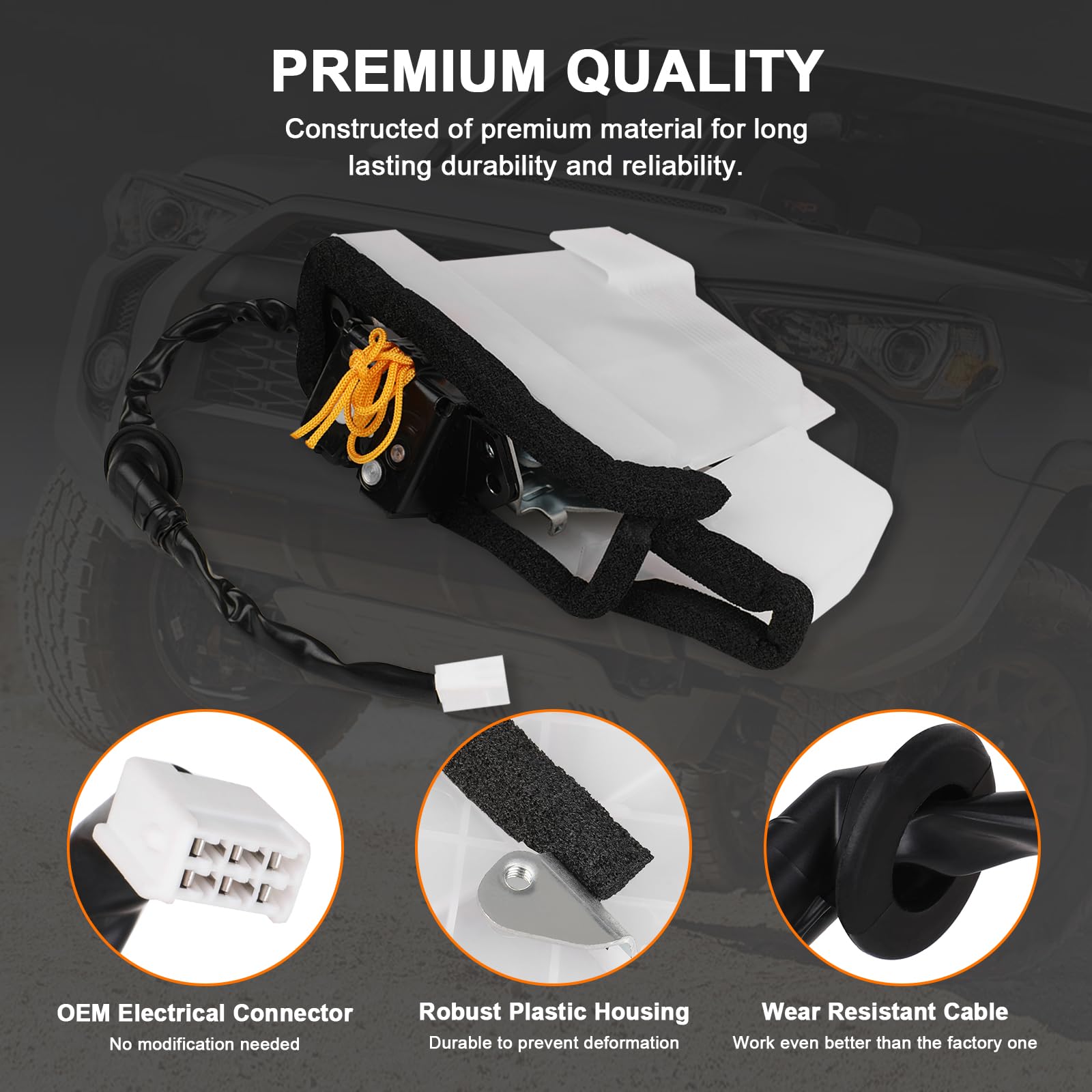 Rear Hatch Latch Actuator for Toyota 4Runner 2003-2009 Back Door Lock Assembly Trunk Latch Replace Toyota 69110-35090 69110-3506