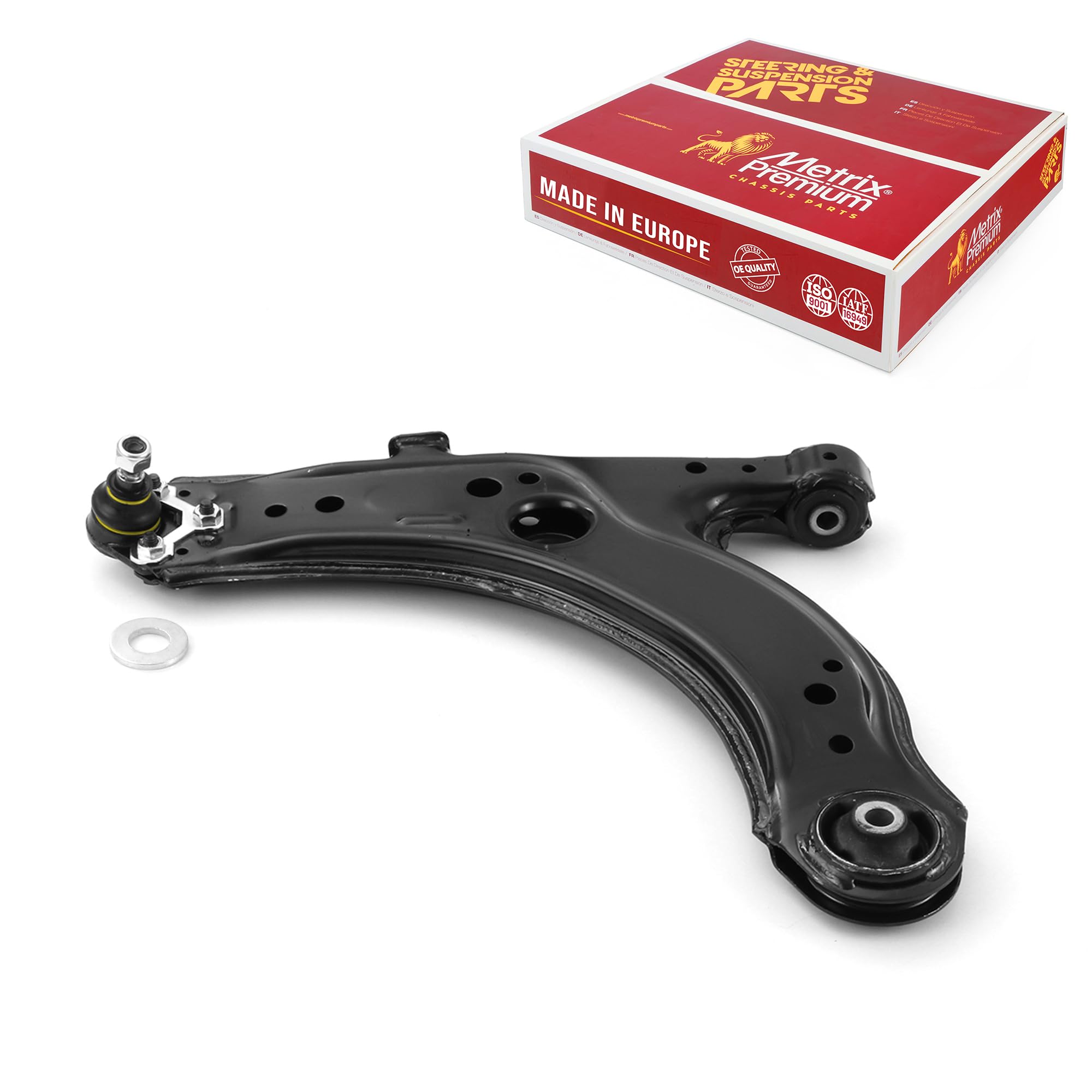 Metrix Premium Chassis Parts - Front Left Lower Control Arm And Ball Joint Assembly Fits 01-05 Seat Leon (Mexico), 01-05 Toledo