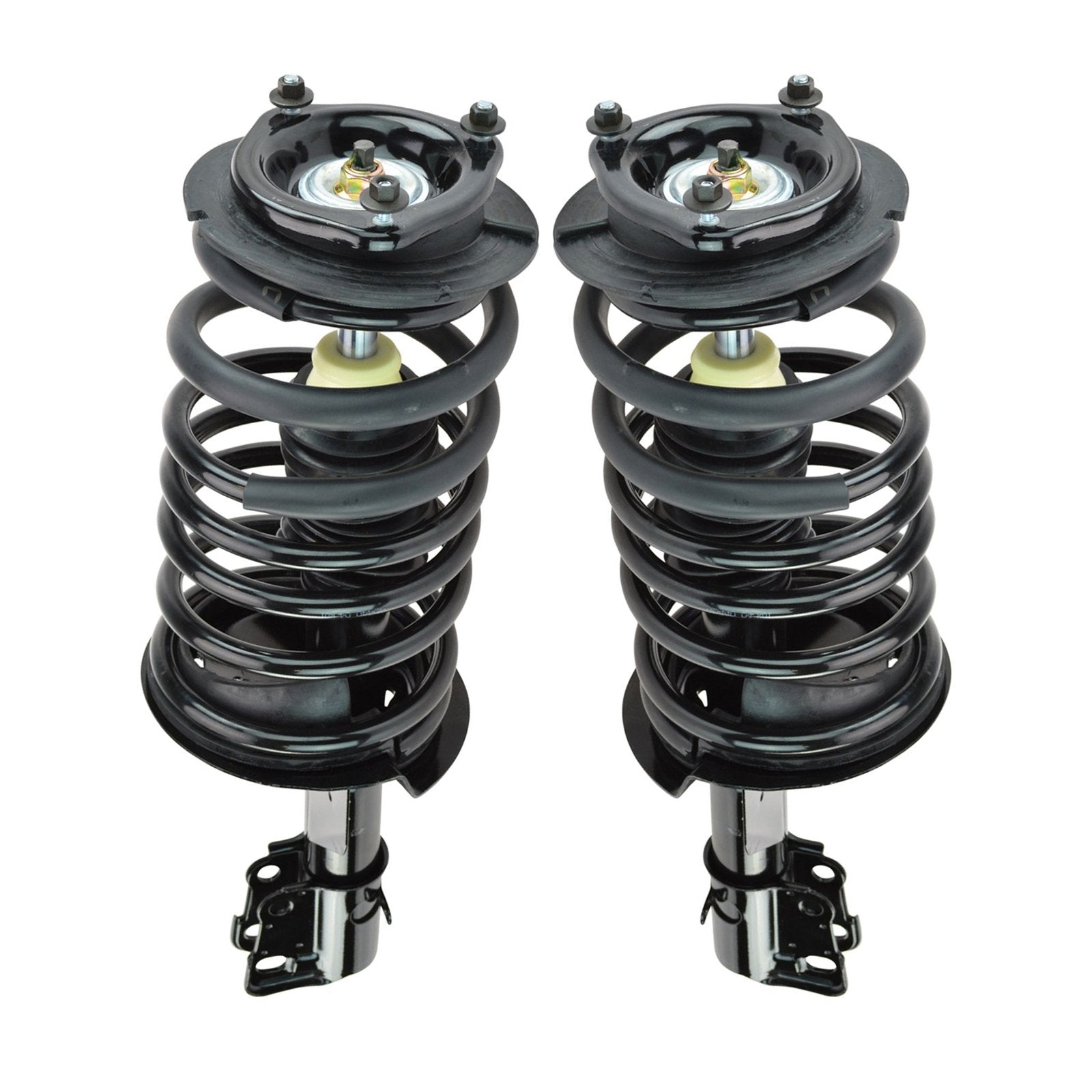 Trq Front Strut & Coil Spring Assembly Set Driver & Passenger Sides Compatible With 90-95 Chrysler Town & Country 87-95 Dodge Ca