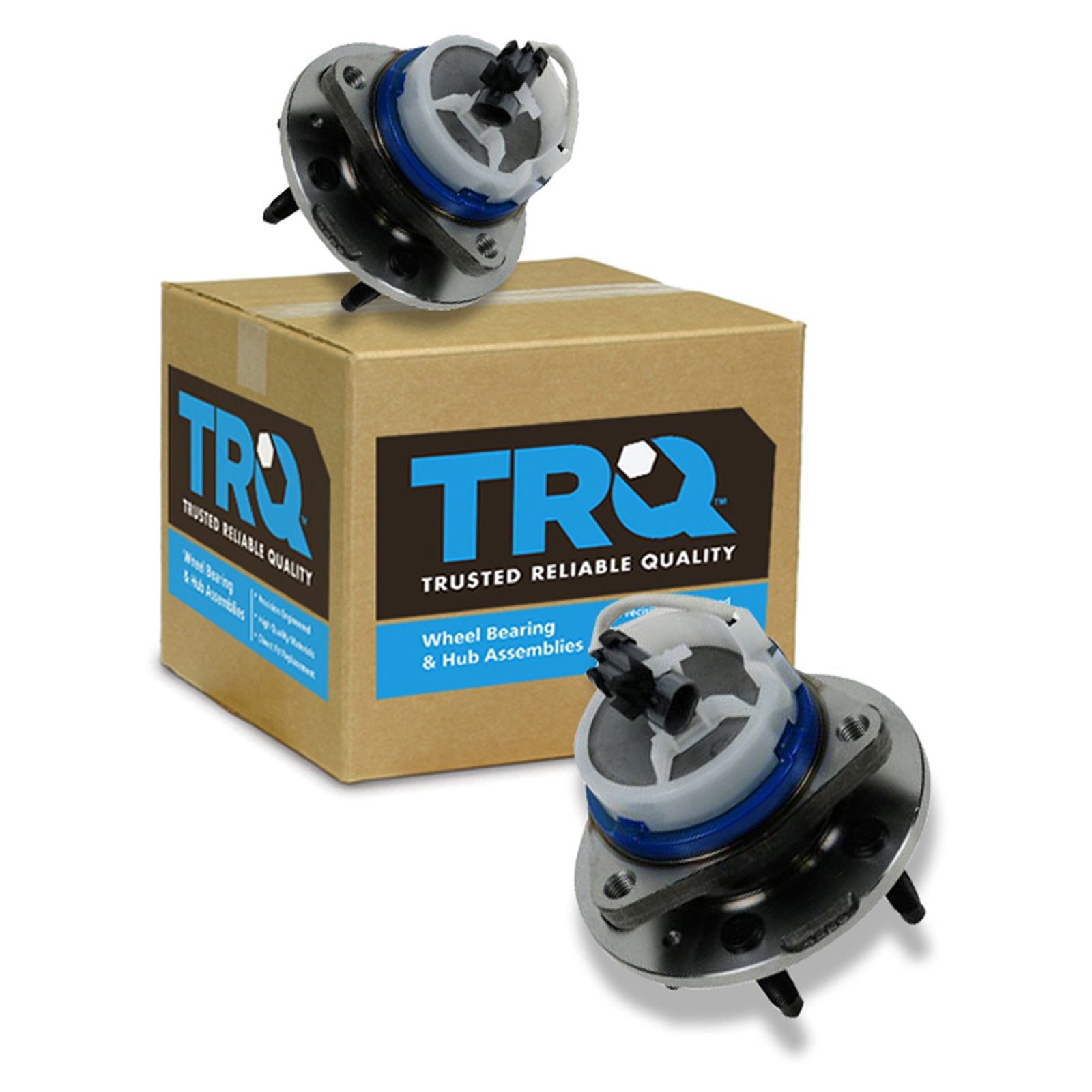 Trq Front Rear Wheel Hub Bearings Assembly Set Compatible With 2006-2007 Buick Terraza 2004-2007 Cadillac Cts 2004-2009 Srx 2005