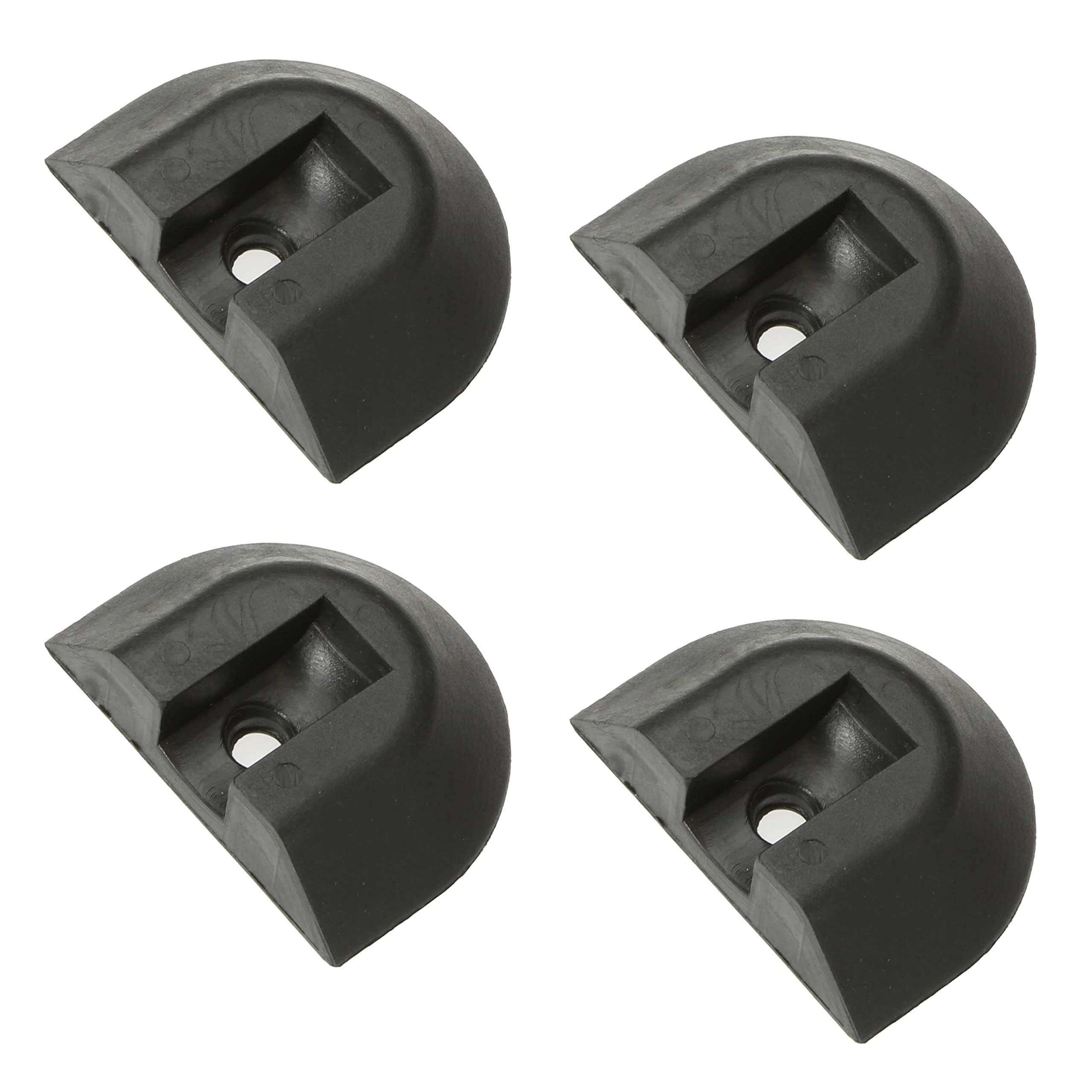 US Cargo Control Angled End Caps for L Track Rails (4-Pack), Eliminates Sharp Edges On Angled L Track Ends, Easily Roll Motorcyc