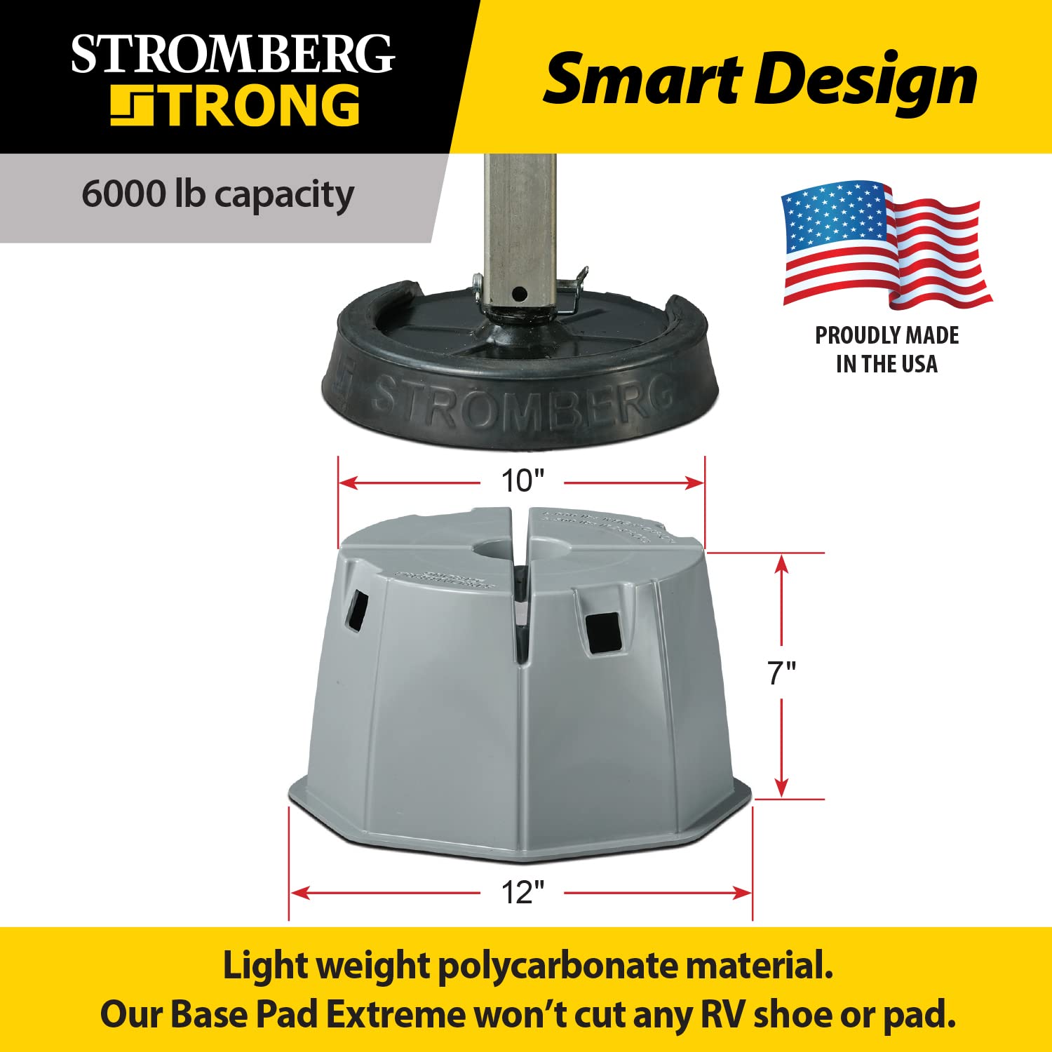 Stromberg Carlson Jbp-Fwkit Fifth Wheel Leveler Kit - Heavy Duty Rv Stabilizer System With Adjustable Heights For Enhanced Stability And Safety