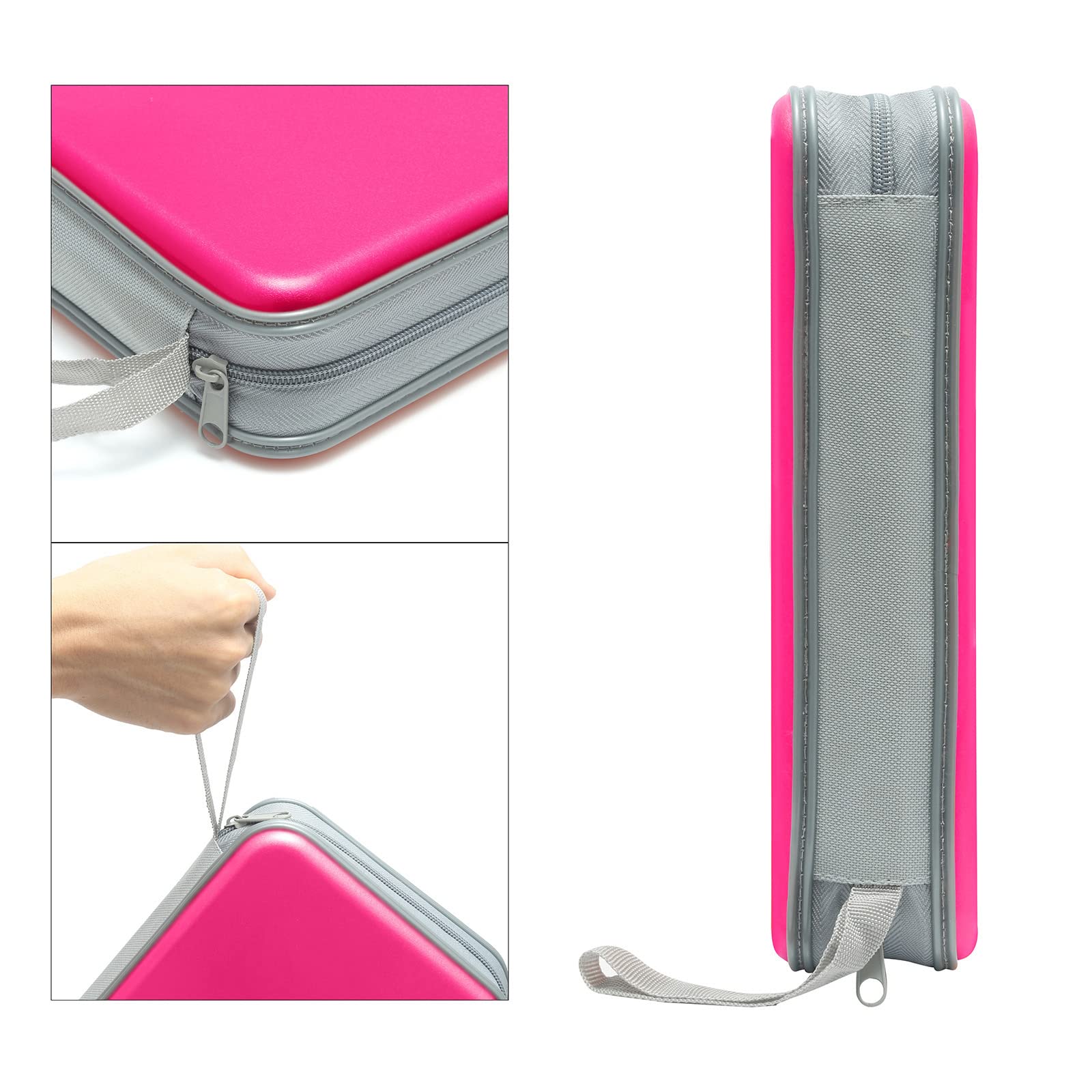 Cd Case, Siveit Dvd Case Holder 96 Capacity Hard Plastic Cd Dvd Disc Cases Storage Binder Wallet For Car Home Office Travel (Hot