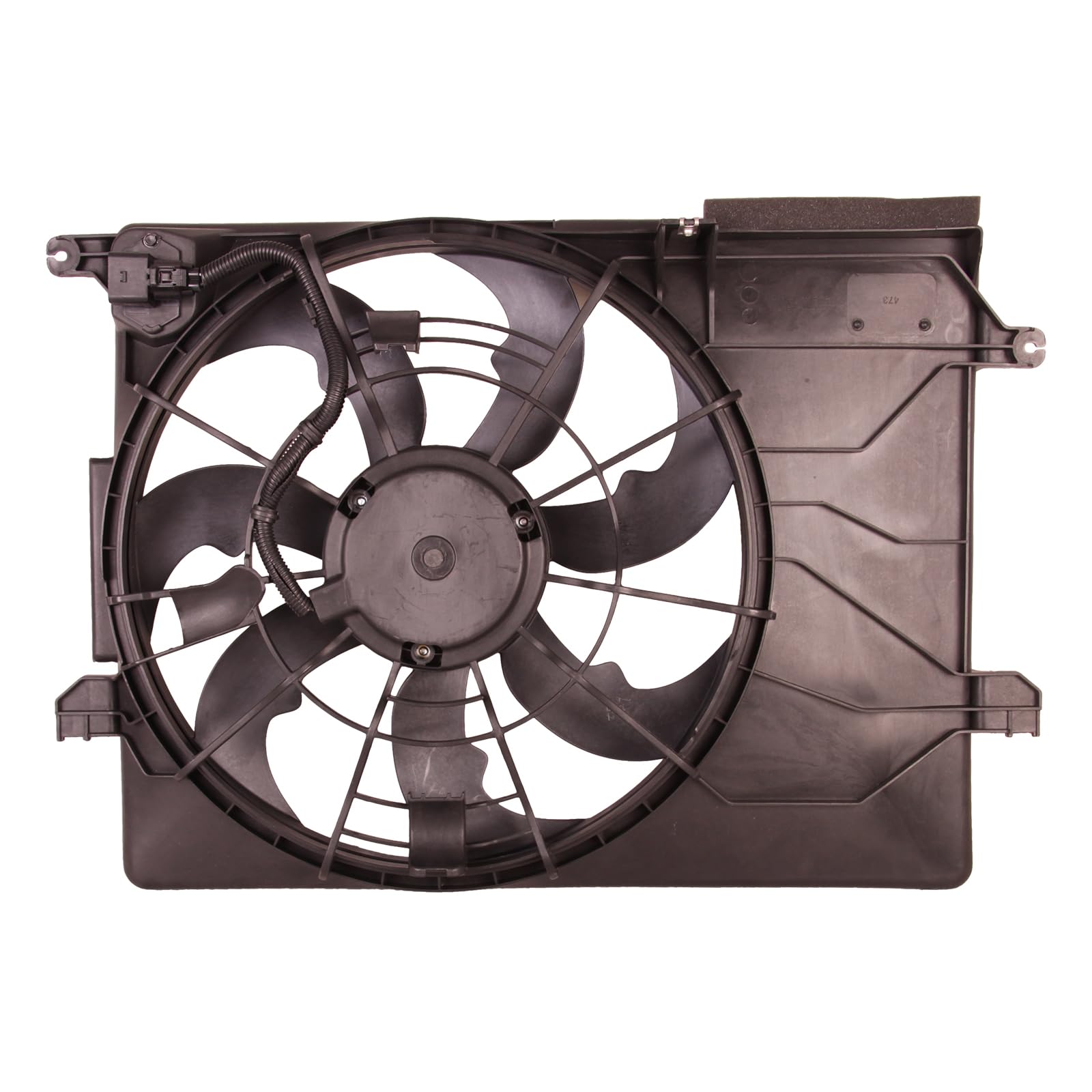 TYG Upgraded Cooling Fan Assembly for 2014-2015 Hyundai Tucson L4/2.0/2.4, 2014-2016 Kia Sportage L4/2.4 | Racing-Level OE Repla