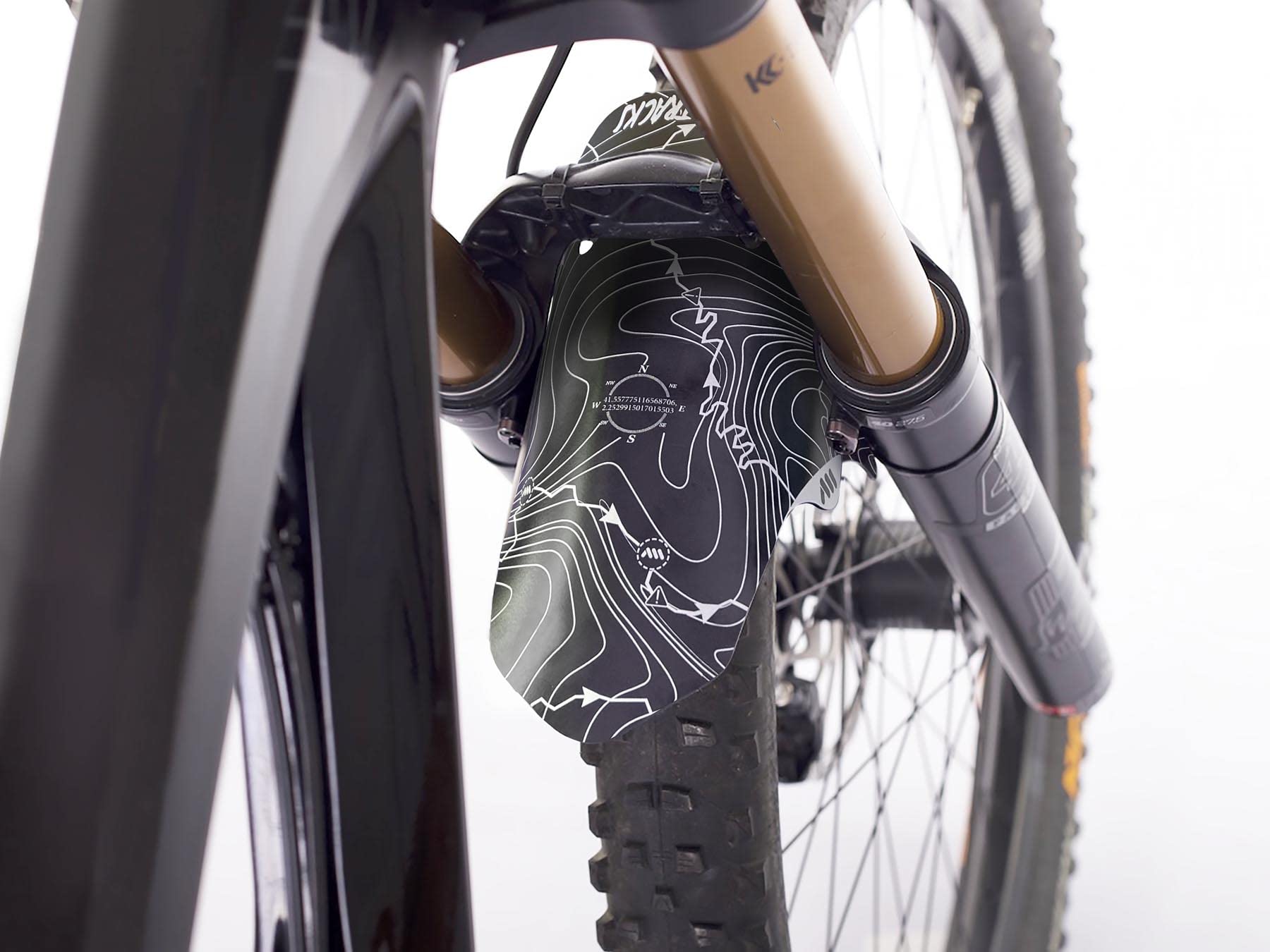 Mtb Front Wheel Mud Guard - Lightweight & Durable Protection - Universal Fit - Protect Against Mud, Water Spray And More