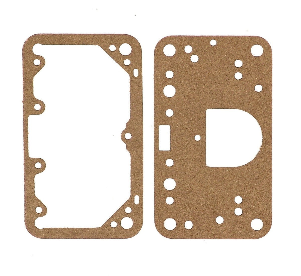 Mr. Gasket Carburetor Fuel Bowl And Metterin Block Gasket For Holley 4Bbl, Tan