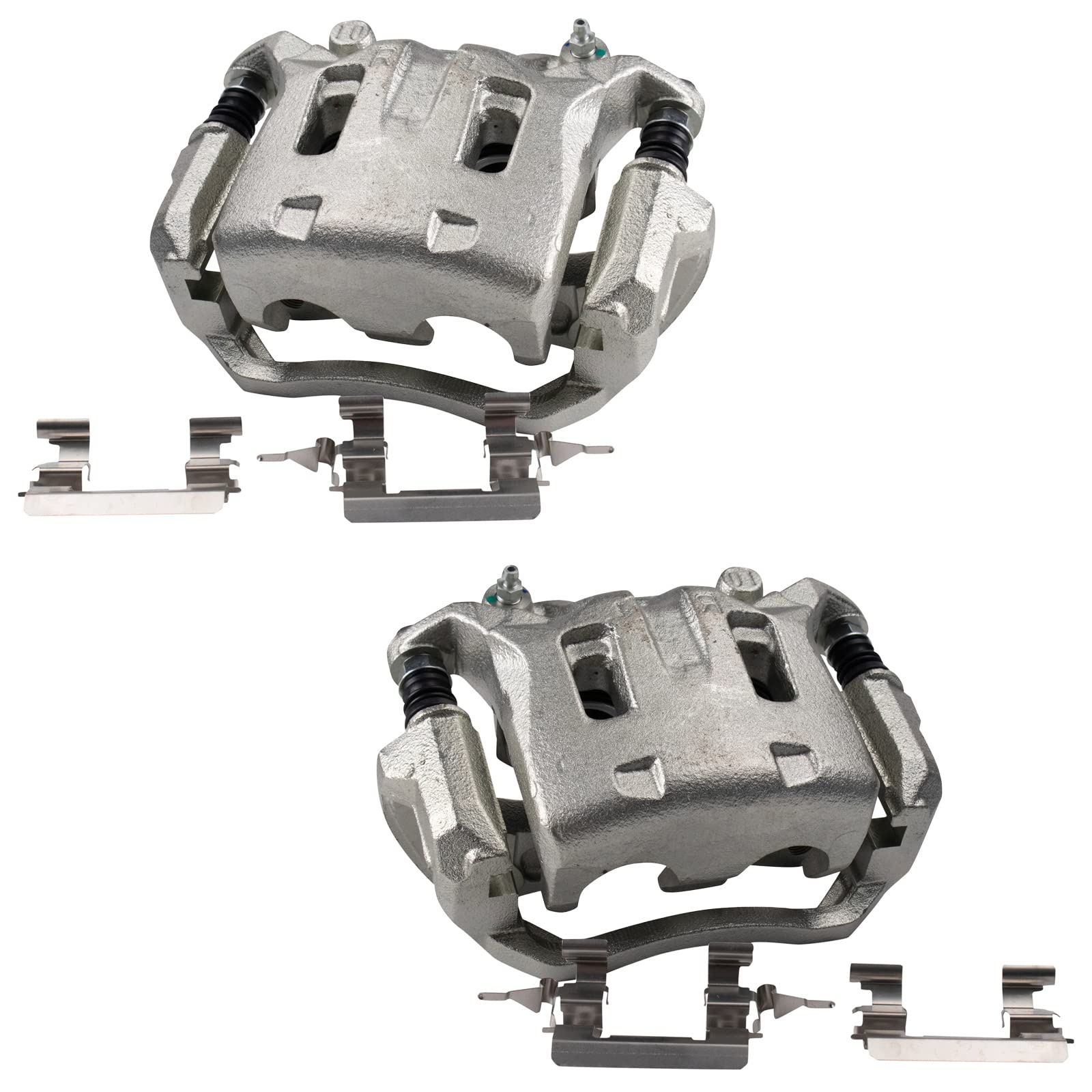 Trq Front Brake Caliper Set Compatible With 2008-2012 Nissan Pathfinder