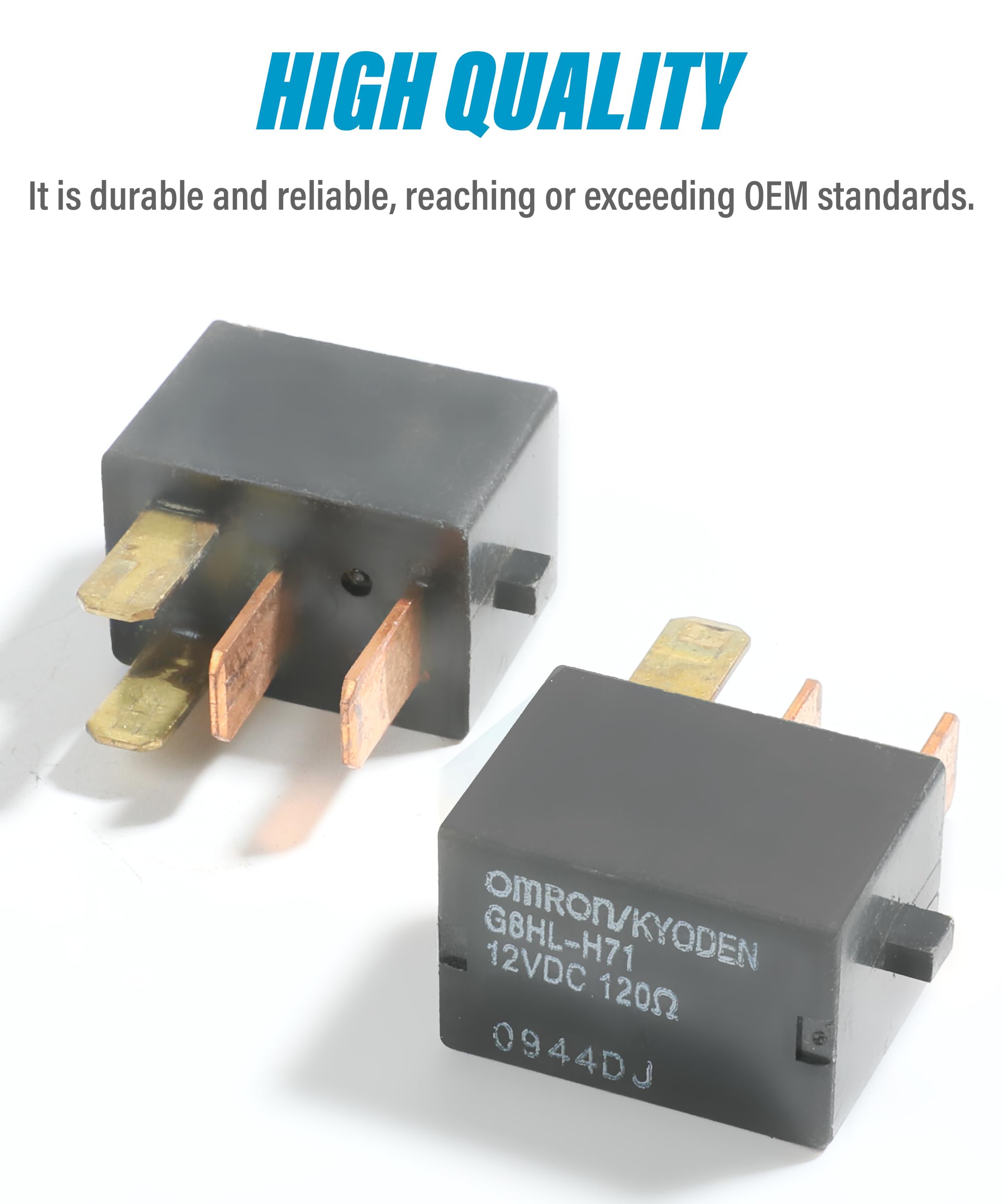 Zlirfy 2 Pack Ac Relay,Ac And Starter Relay,39794-Sda-A03 39794-Sda-A05,A/C Fan Motor,Head Lump,Multiple Use Relay Plug,4 Pins P
