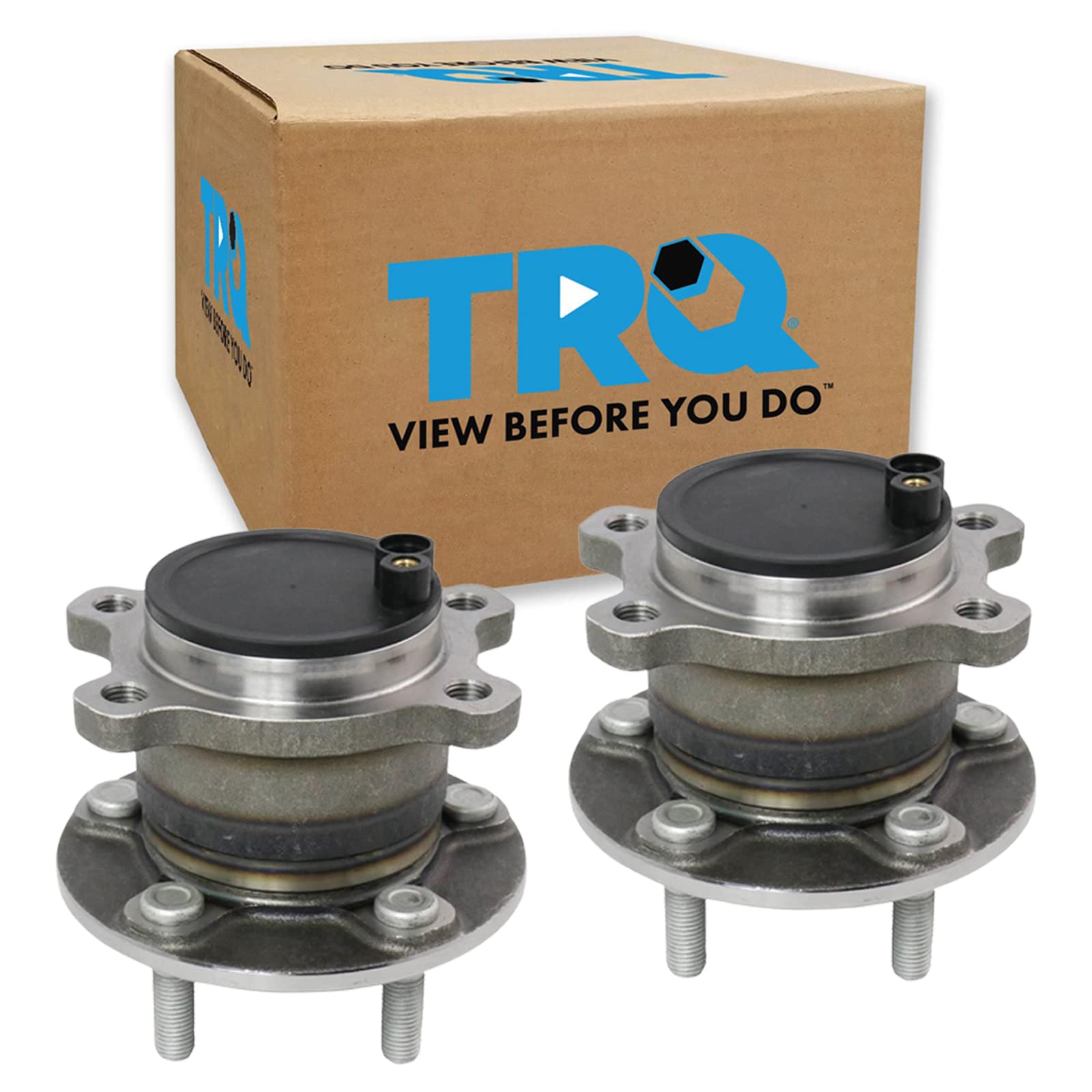 Trq Rear Wheel Hub Bearings Assembly Set Compatible With 2014-2018 Ford Transit Connect